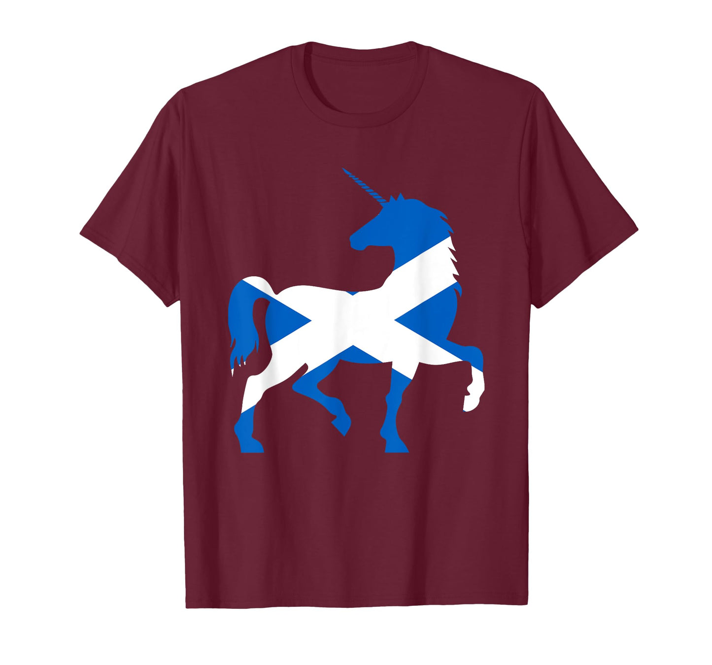 Scotland Flag Unicorn Scot Tartan Plaid Day Scottish Unicorn T-Shirt