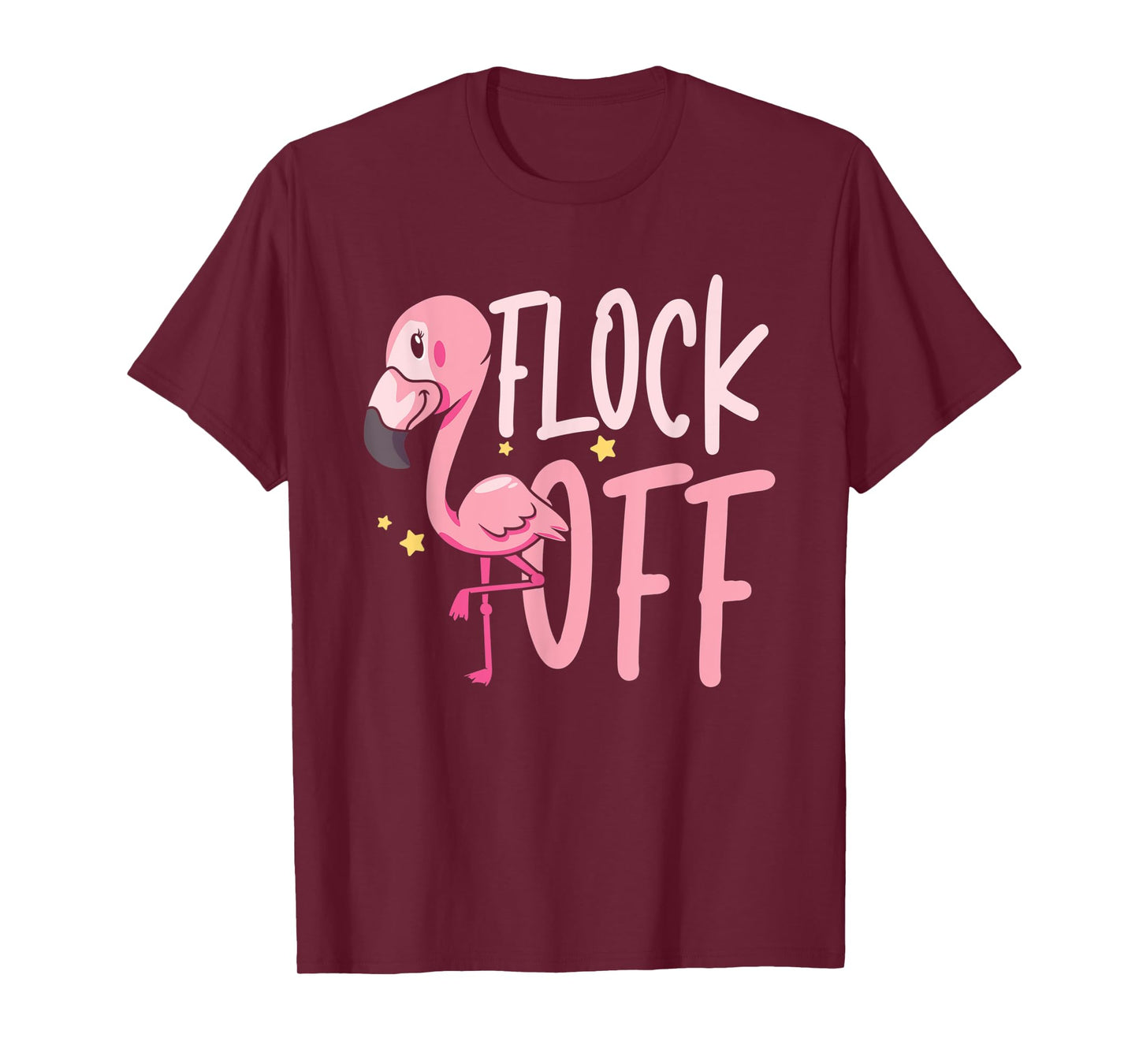 Flock Off for a Ornithologist Bird Owner Flamingo Fan Zoo T-Shirt