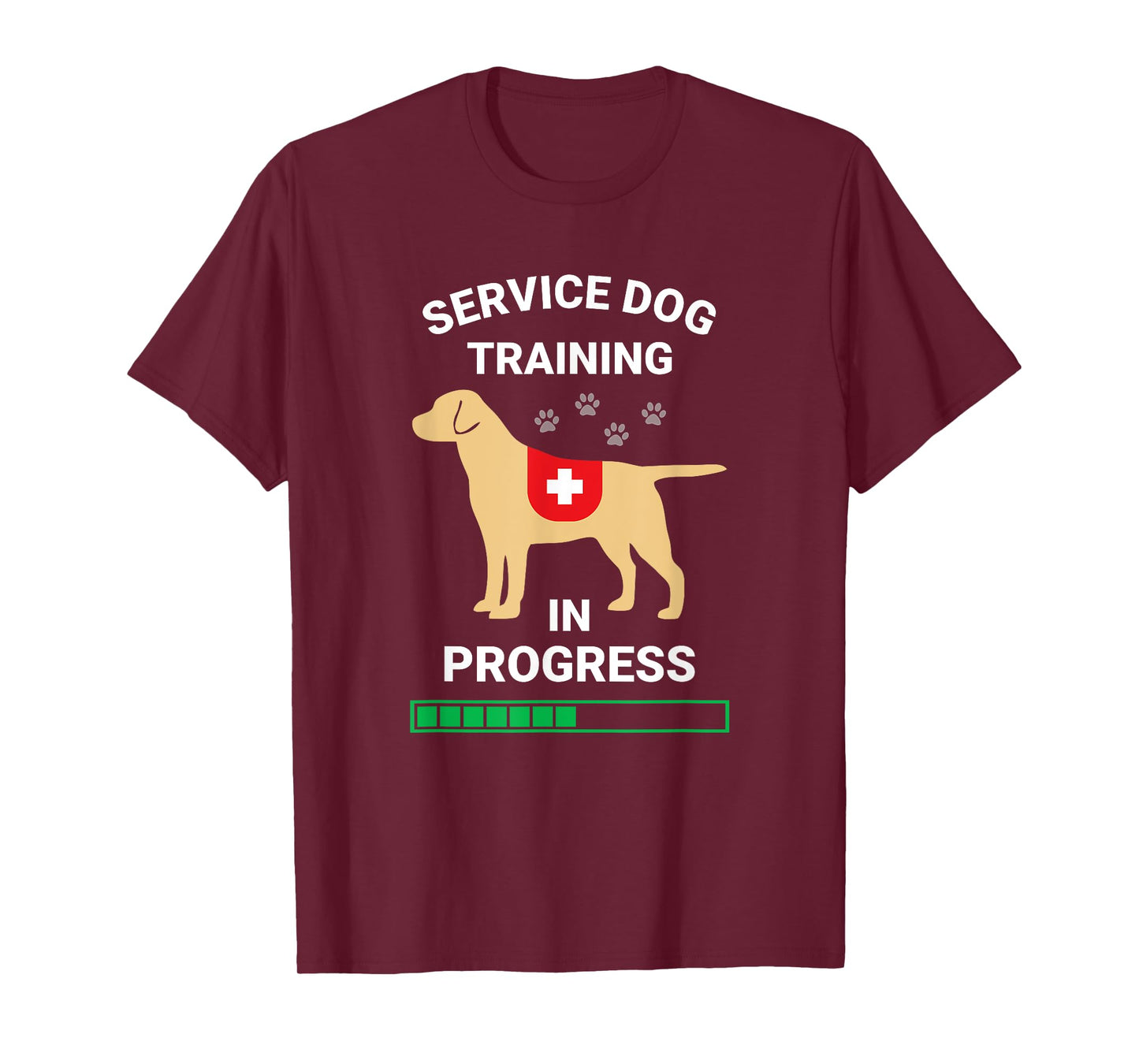 Service Dog in Training Registered Trainer Lab Retriever Men Women T-Shirt