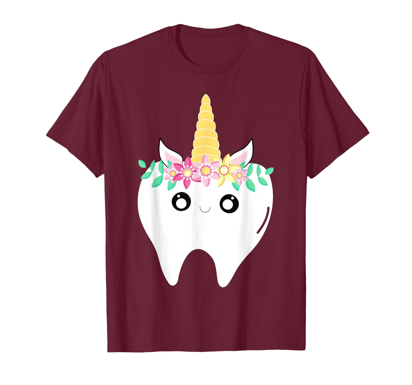 Unicorn Tooth Dentist Lost First Tooth Kawaii Fairy Tooth T-Shirt
