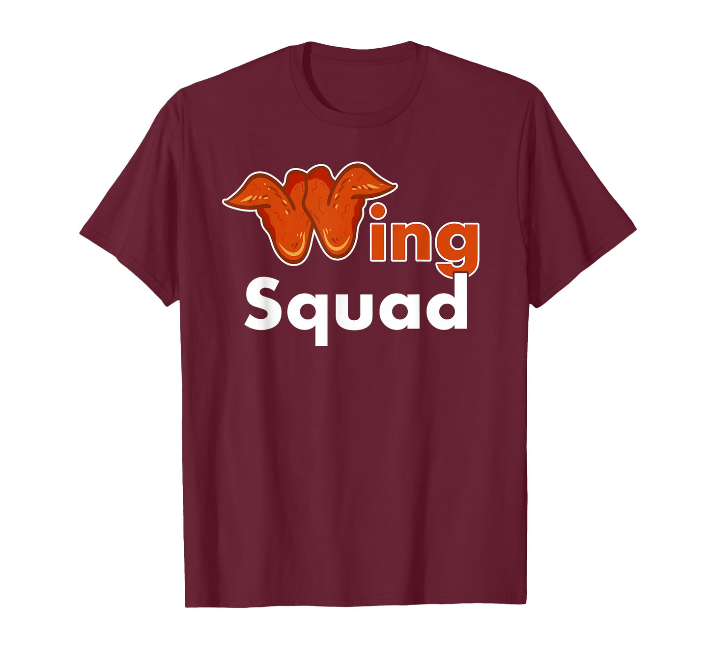 Chicken Wing Shirt Wing Squad Funny Fried Chicken Lover T-Shirt