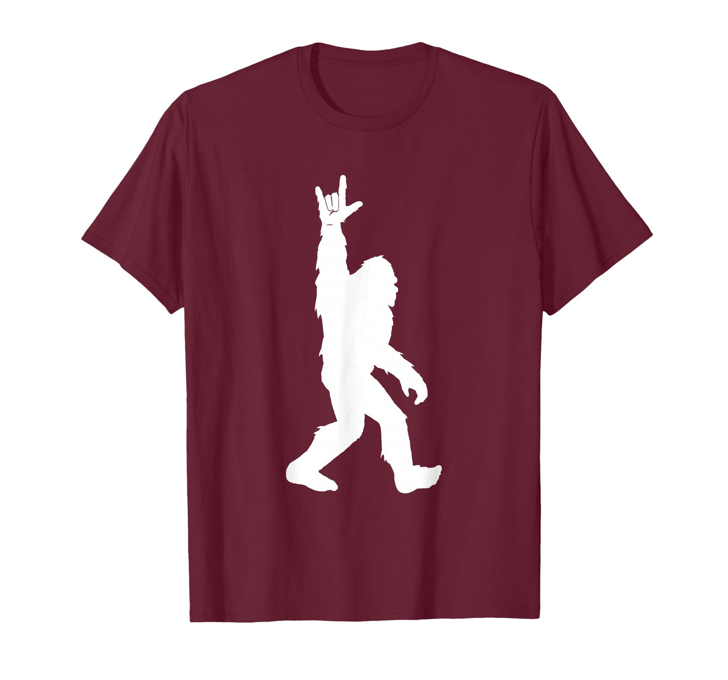 Bigfoot I Love You Hand Sign Language for Sasquatch Hunters T-Shirt