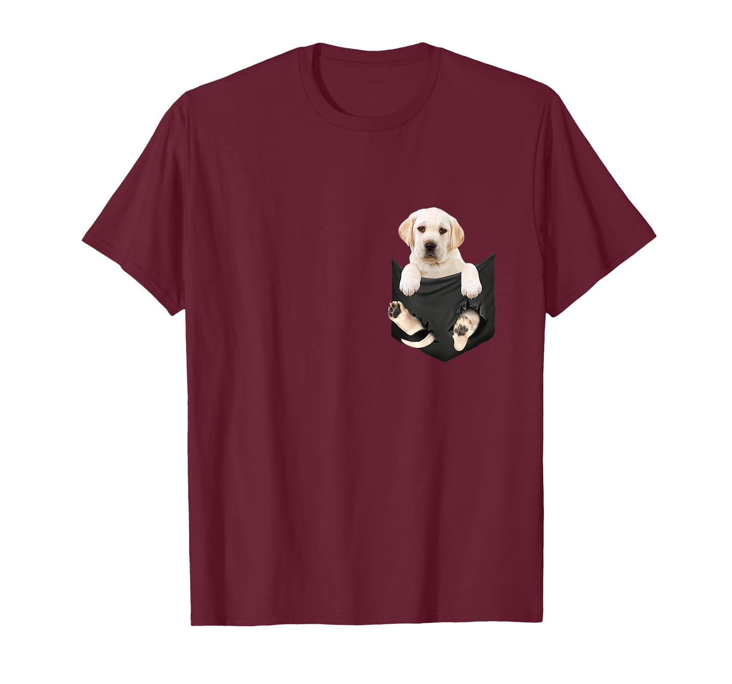 Dog Lovers Gifts White Labrador in a Bag T-Shirt for Men Women Girls Kids