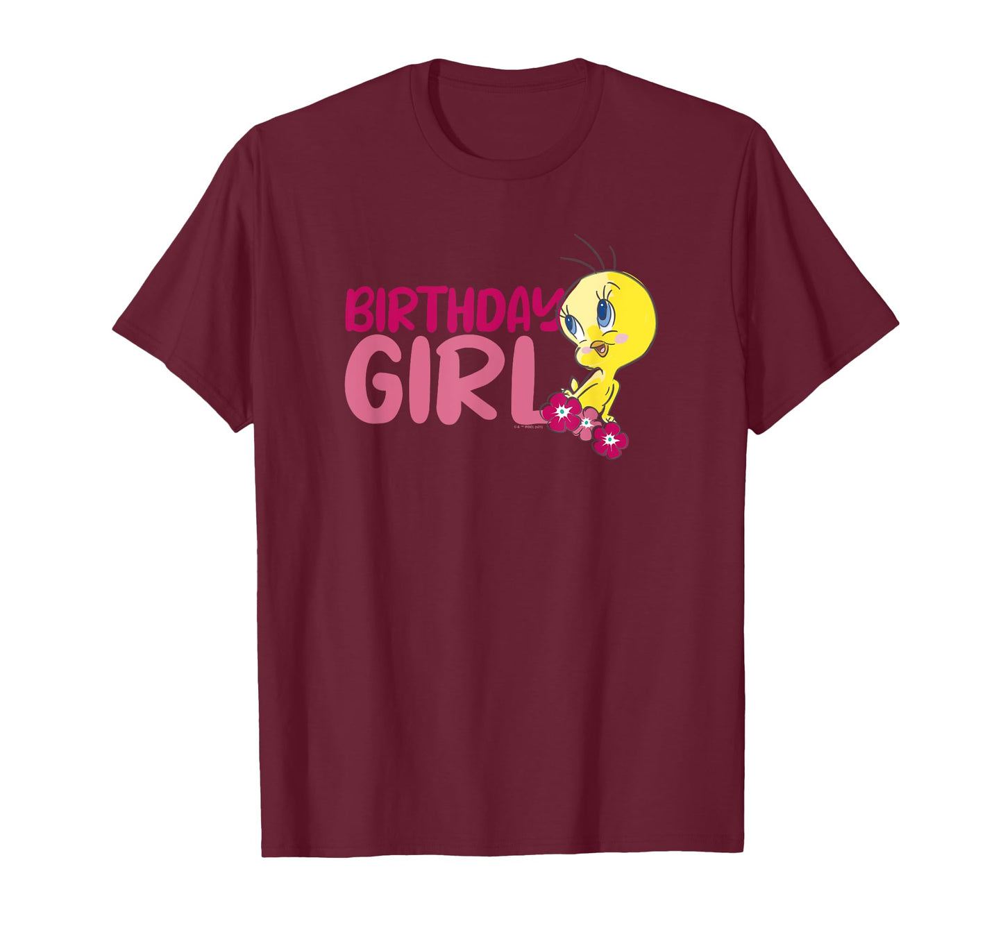Looney Tunes Tweety Floral Birthday Girl T-Shirt