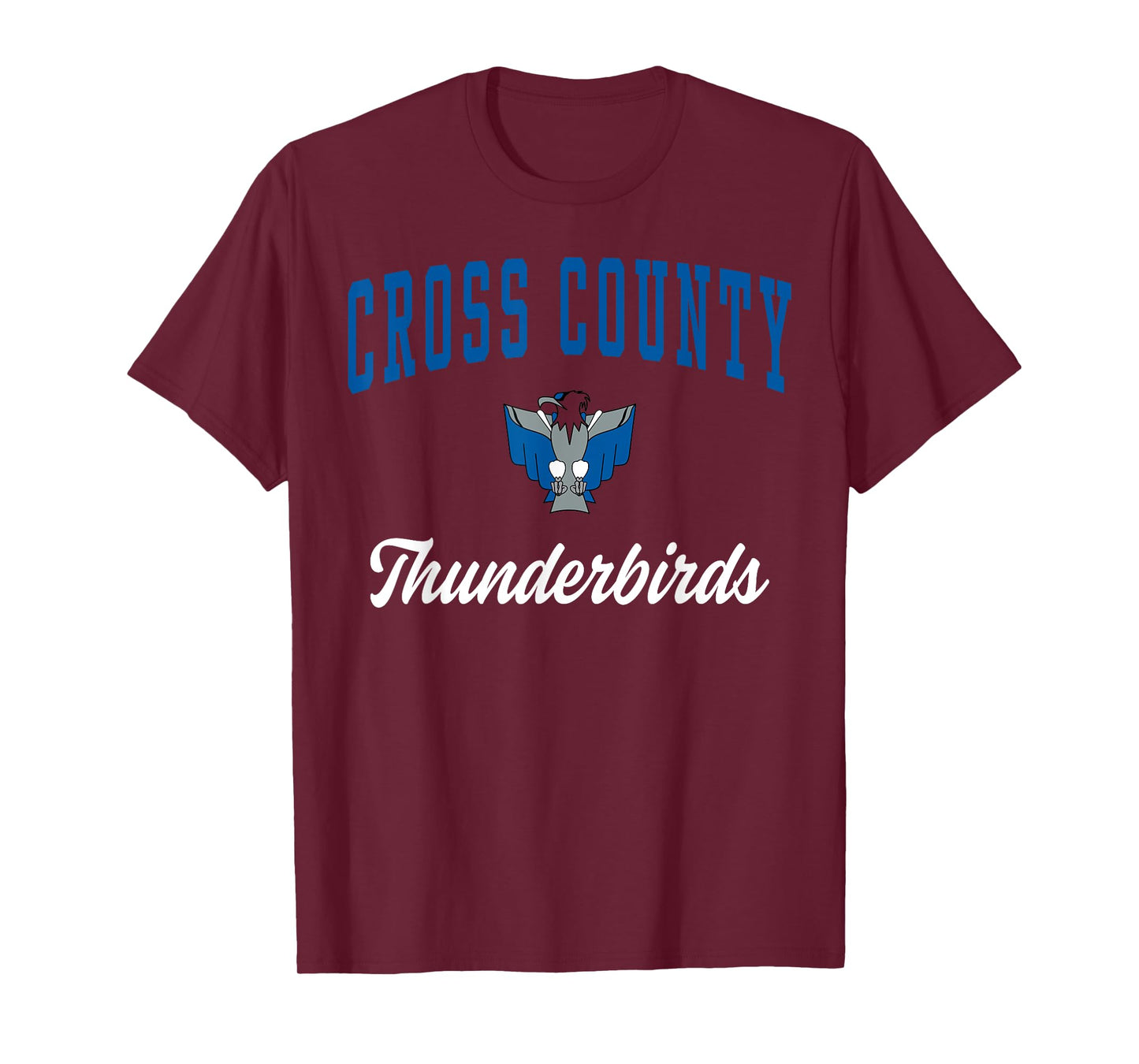 Cross County High School Thunderbirds T-Shirt C3 T-Shirt