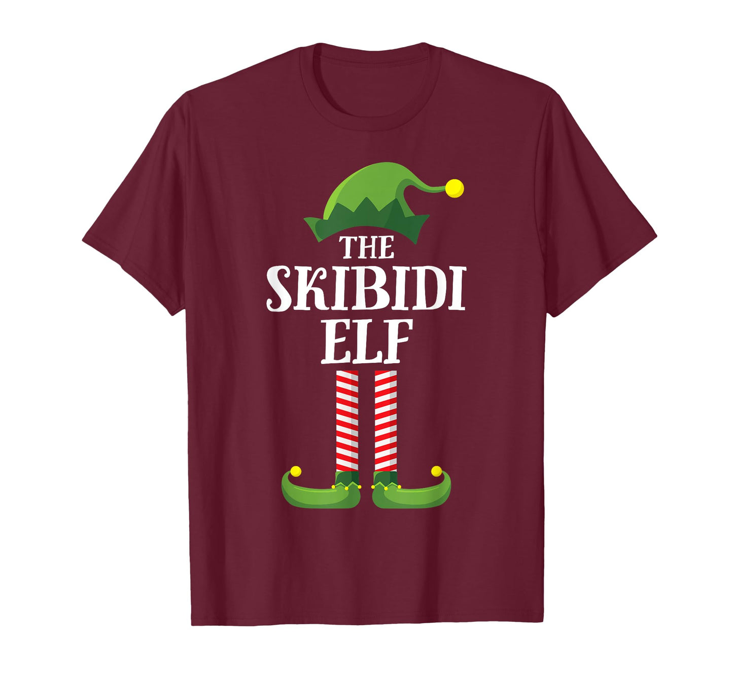 Skibidi Elf Shirt Matching Family Group Funny Christmas T-Shirt