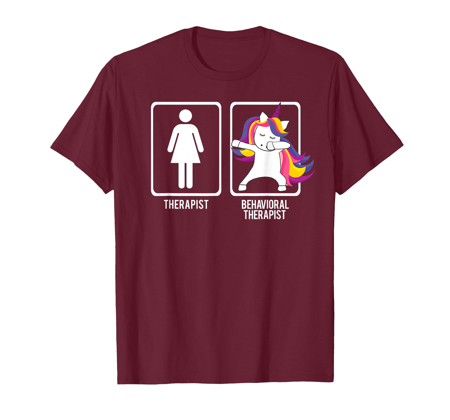DABBING UNICORN BEHAVIORAL THERAPIST ABA Dab Dabs Meme T-Shirt