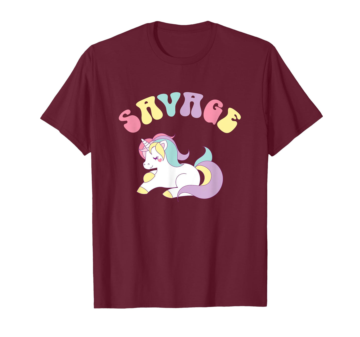 Unicorn Shirts for Women - Rainbow Shirt for Women - Savage T-Shirt