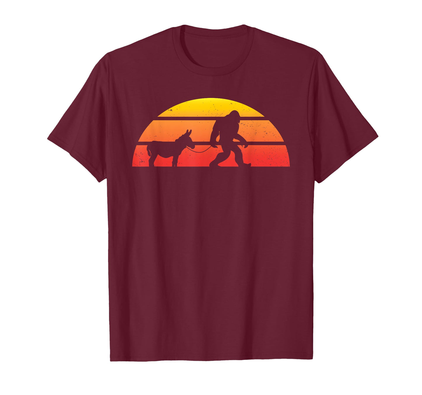 Bigfoot Donkey Outfit Clothes Stuff Lover Sasquatch Gift Men T-Shirt