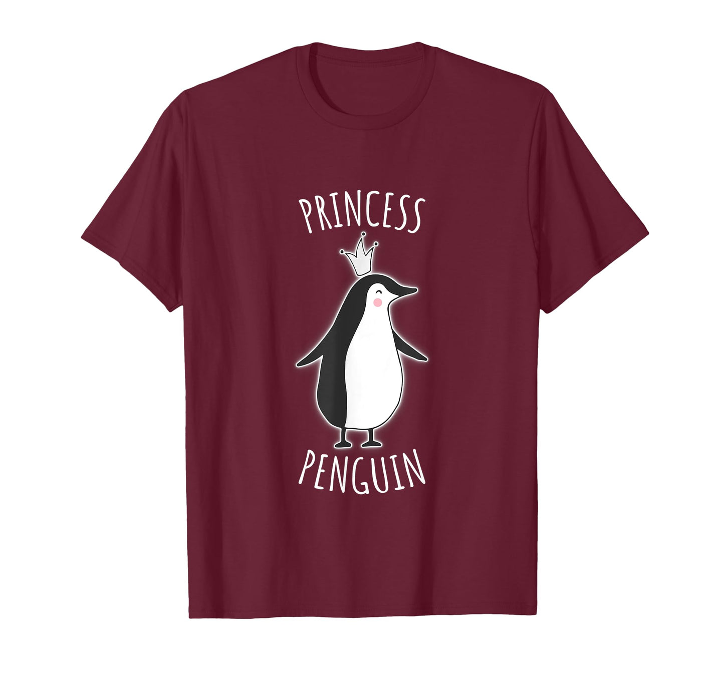 Cute Penguin Princess T Shirt Tee Gift for Boys Girls Kids