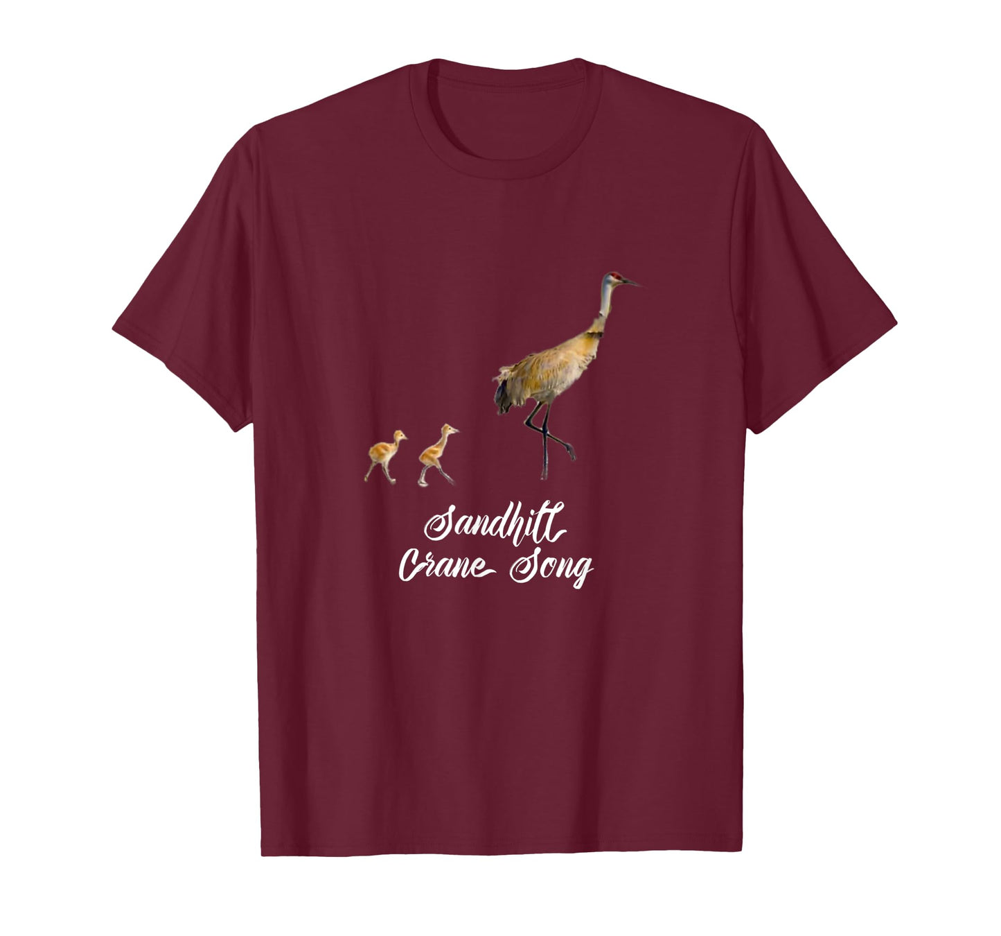 Sandhill Crane Song Design T-Shirt