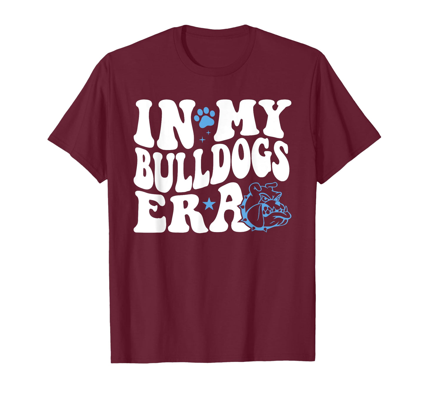 In My Bulldogs Era for Bulldog Mascot Sports Fan T-Shirt for Men Women Girls Kids