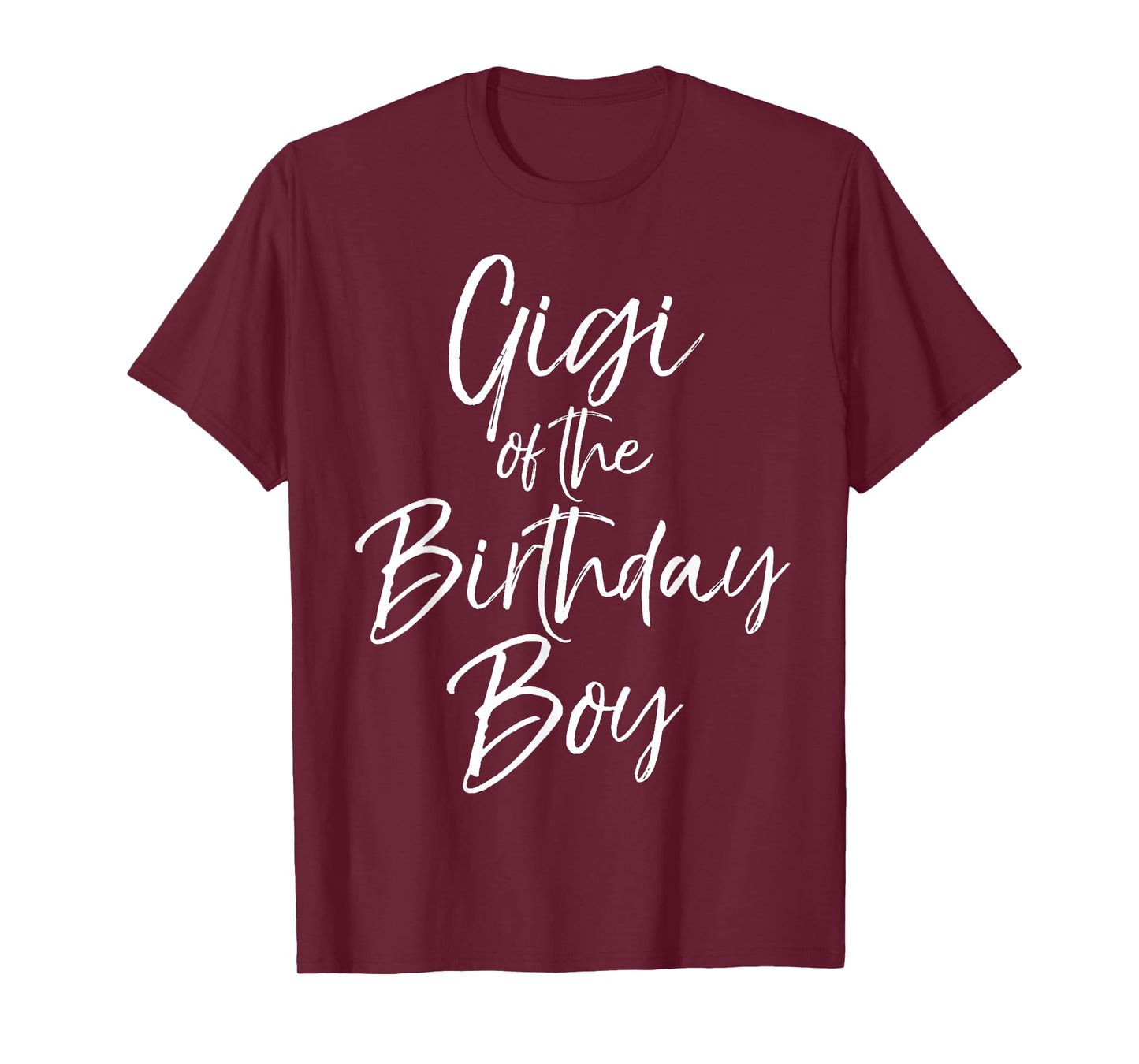 Gigi of the Birthday Boy Shirt for Women Grandmother Shirt T-Shirt