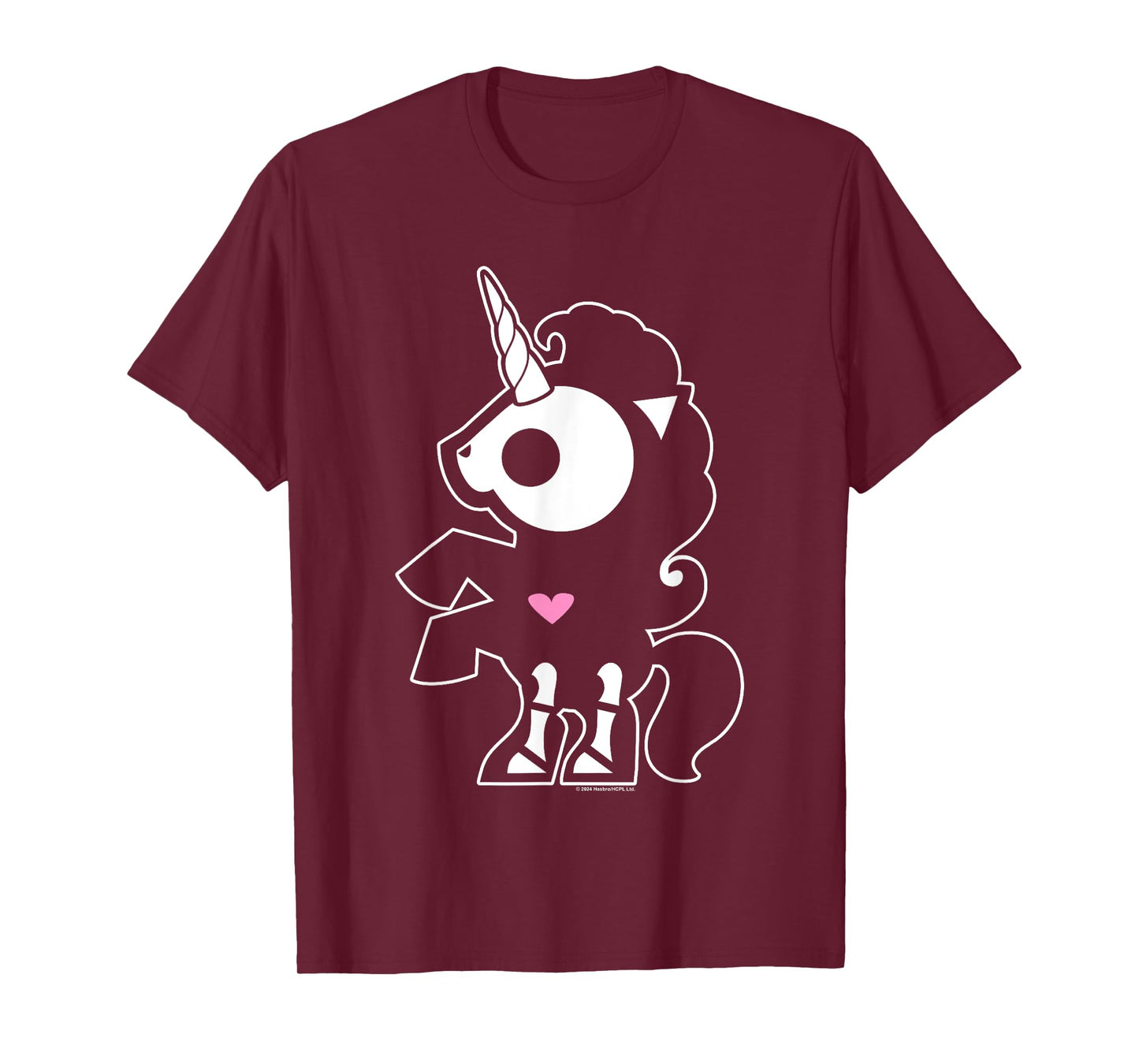 Skelanimals Big Bonita The Unicorn Spooky Cute Portrait T-Shirt