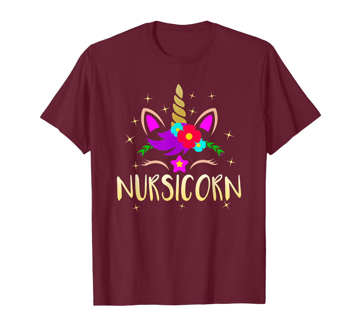 Nursicorn Funny Unicorn Female Nurse T-Shirt