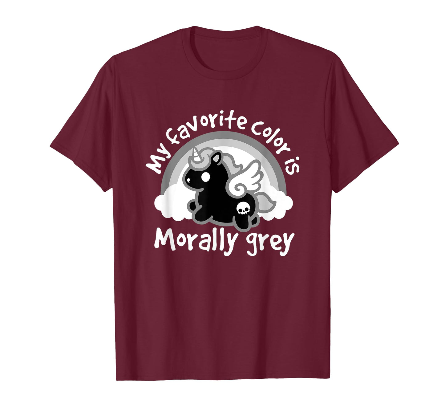 Morally Grey Unicorn – Morally Grey Lovers – Book Lover T-Shirt