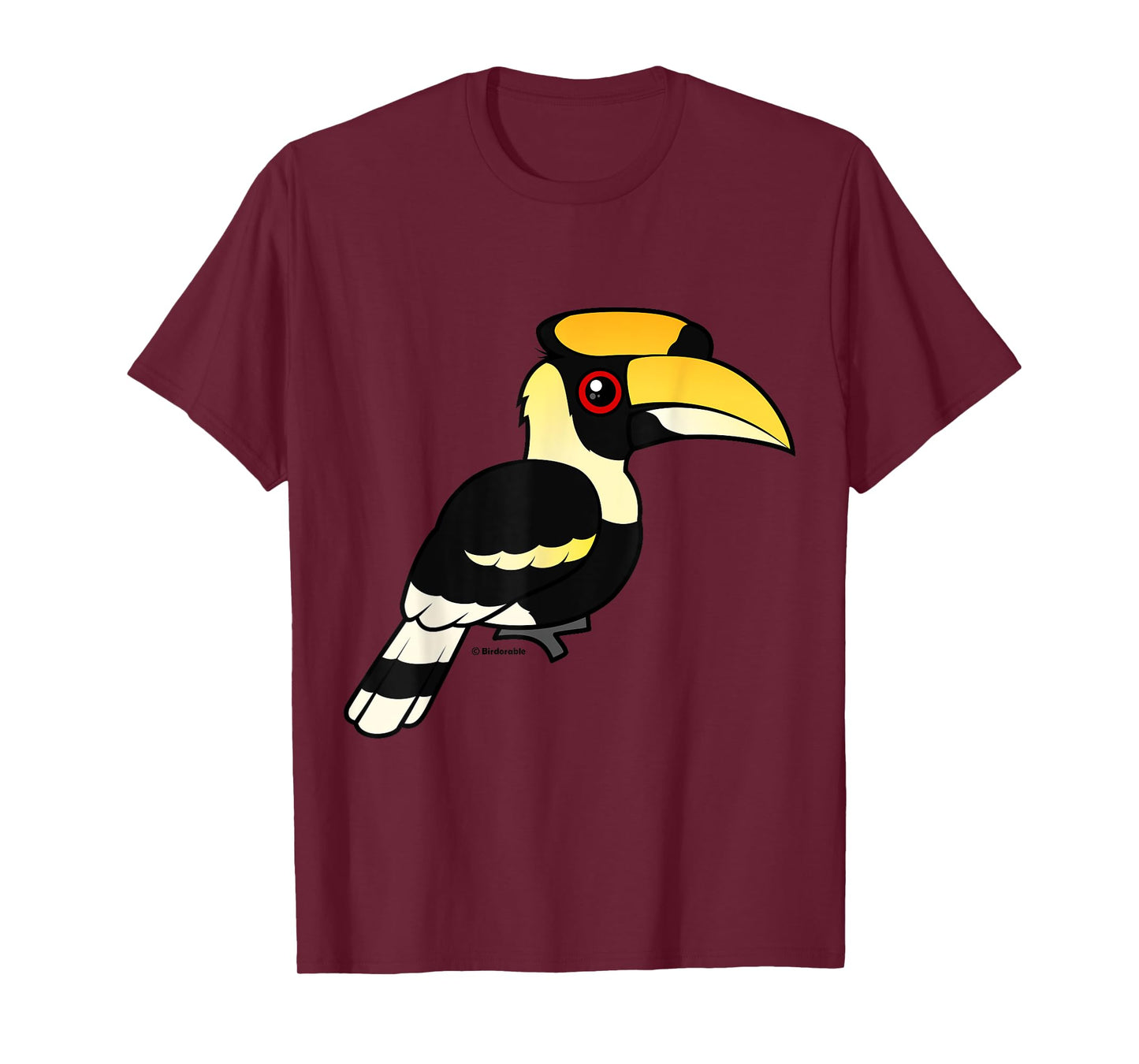 Great Hornbill Cute Cartoon Birdorable Bird T-Shirt