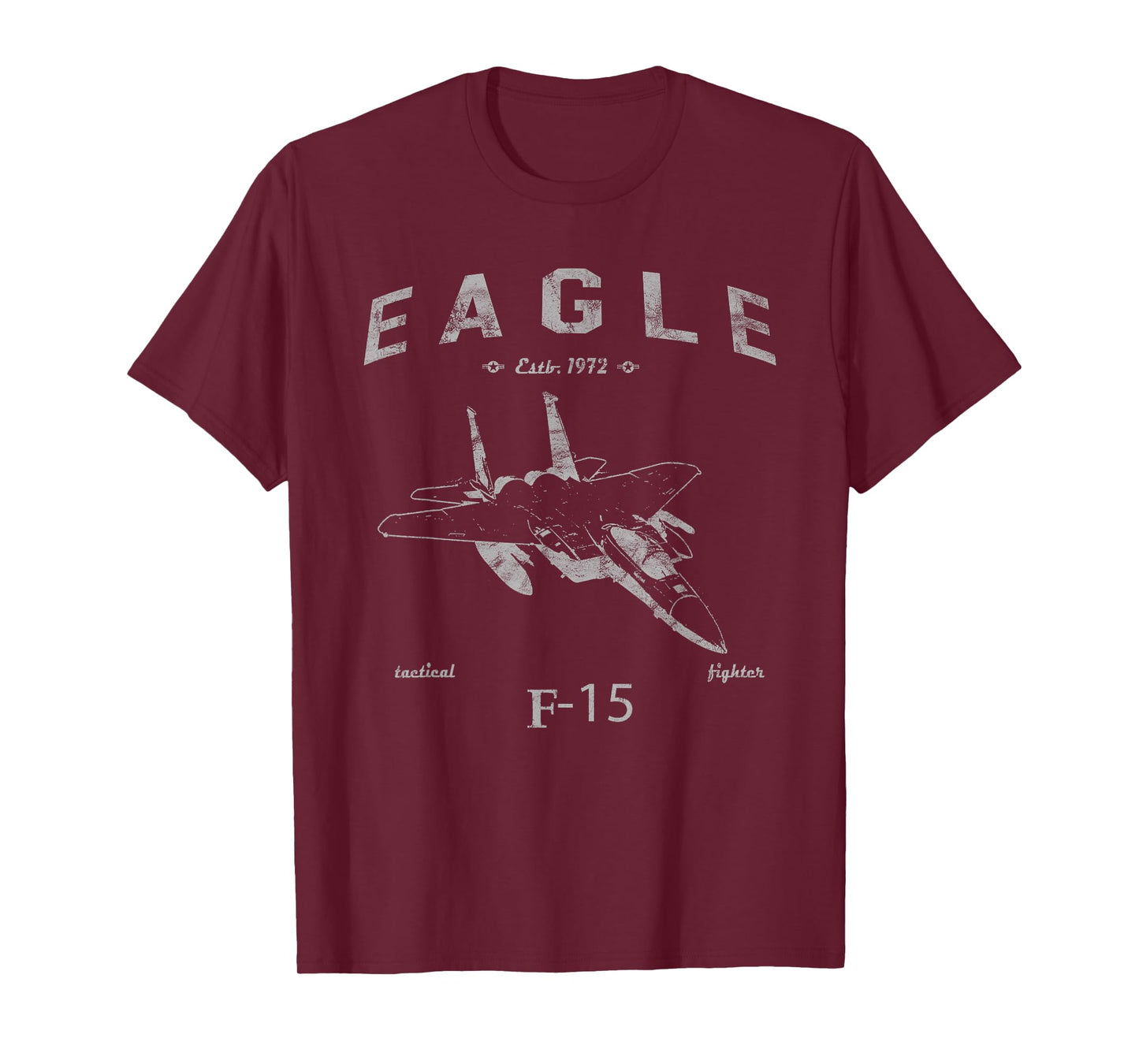 F-15 Eagle Jet Airplane Estb 1972 Vintage Style Pilot T-Shirt
