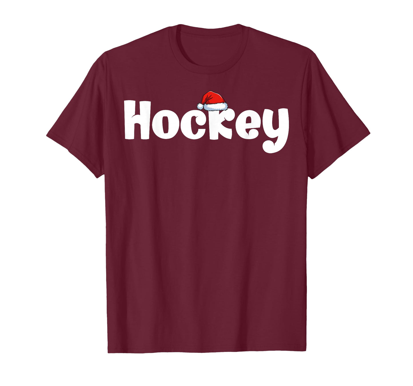 Christmas Hockey Christmas Day Hockey Player Men Women Xmas T-Shirt