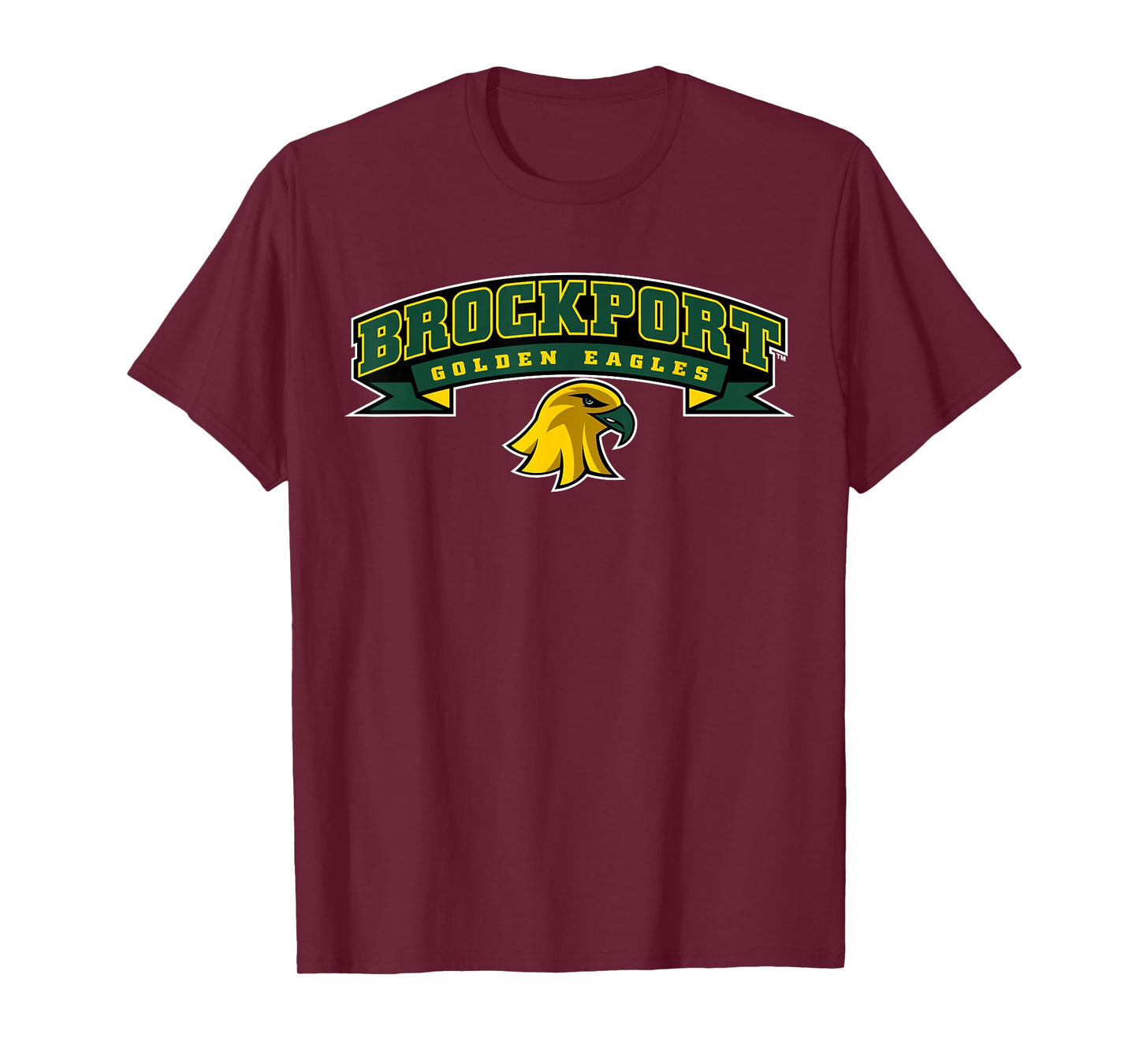 SUNY Brockport Golden Eagles Banner Logo T-Shirt