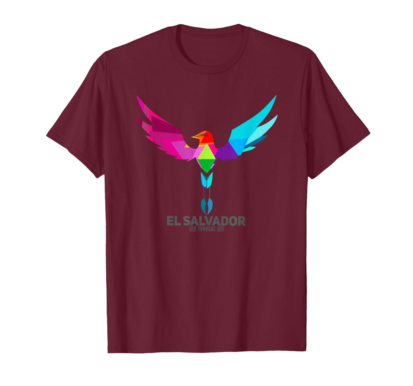 El Salvador T-Shirt National Bird Torogoz -Multi Colors T-Shirt
