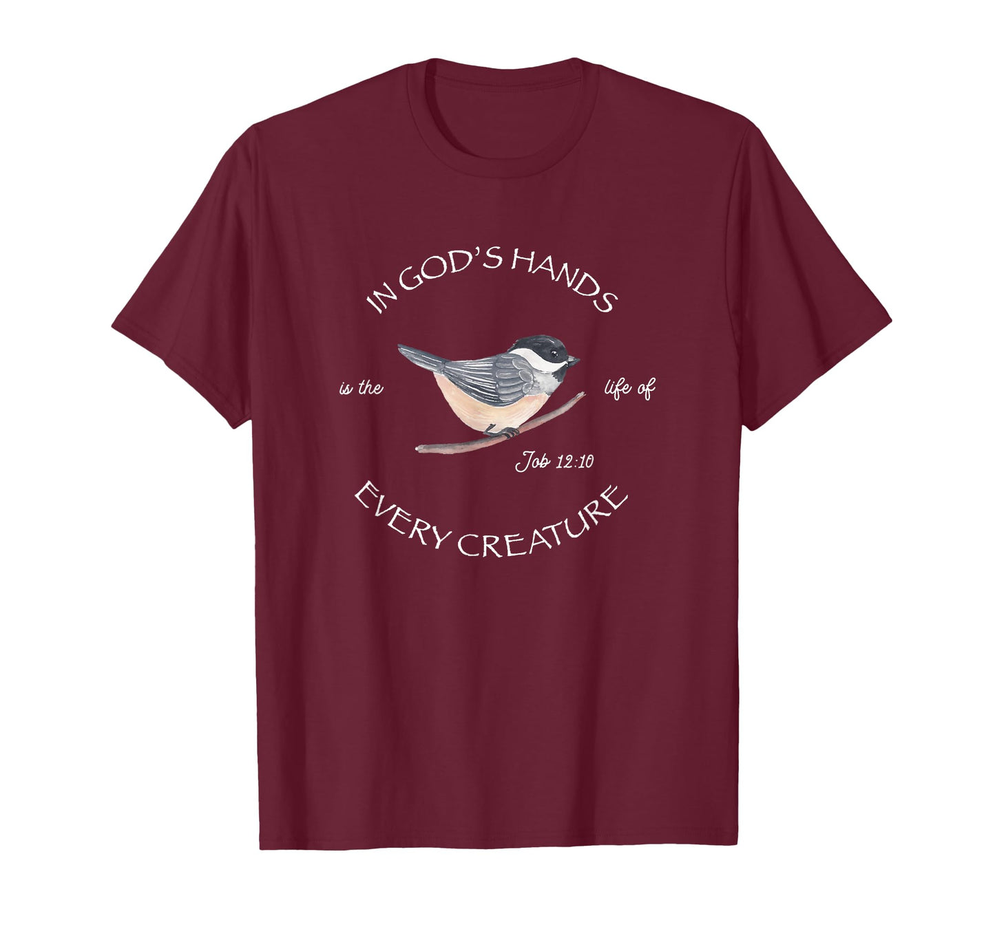 Chickadee Bird Christian T-Shirt