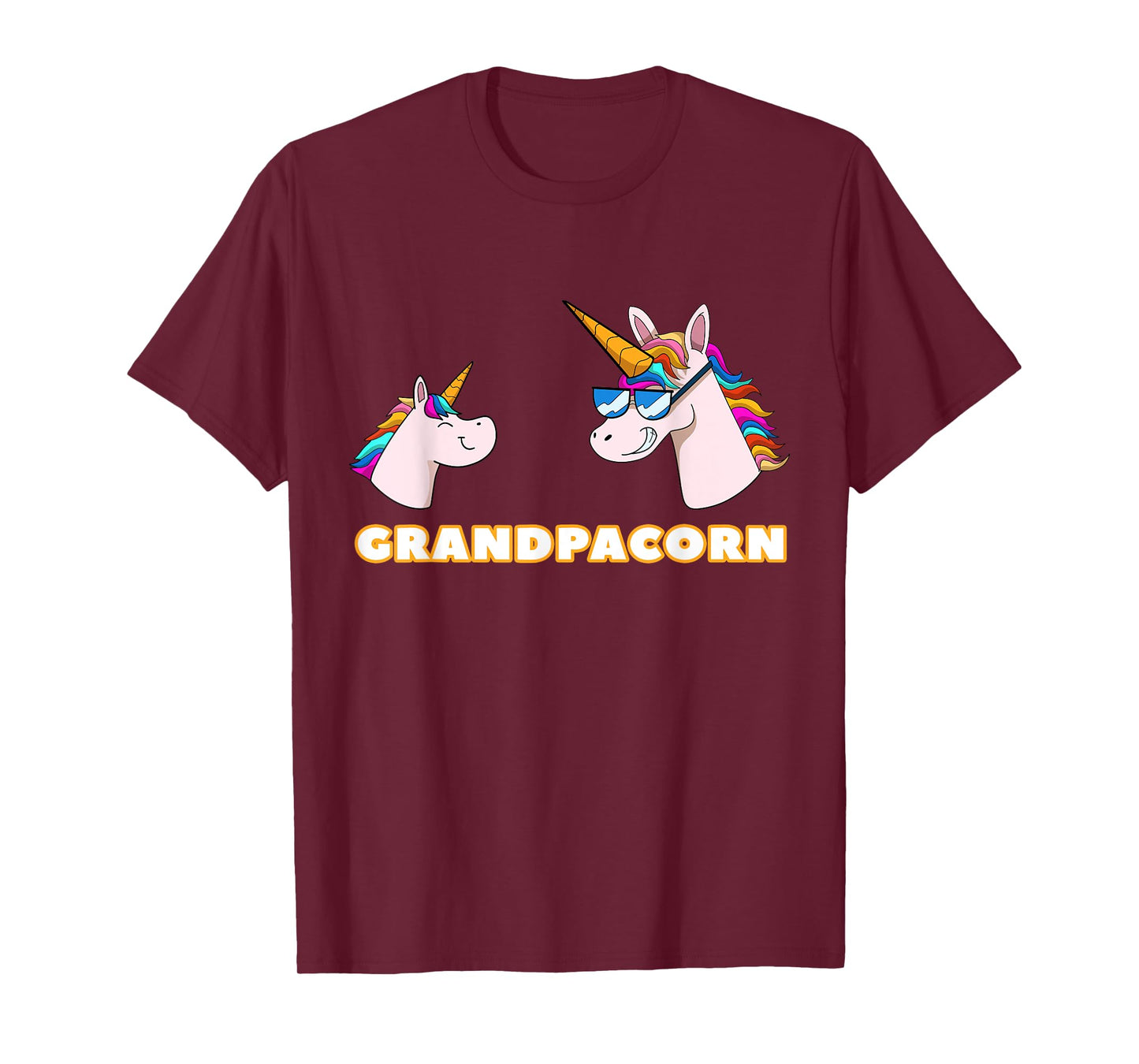 Grandpacorn Grandpa 1 Kid Grandfather Unicorn Father's Day T-Shirt