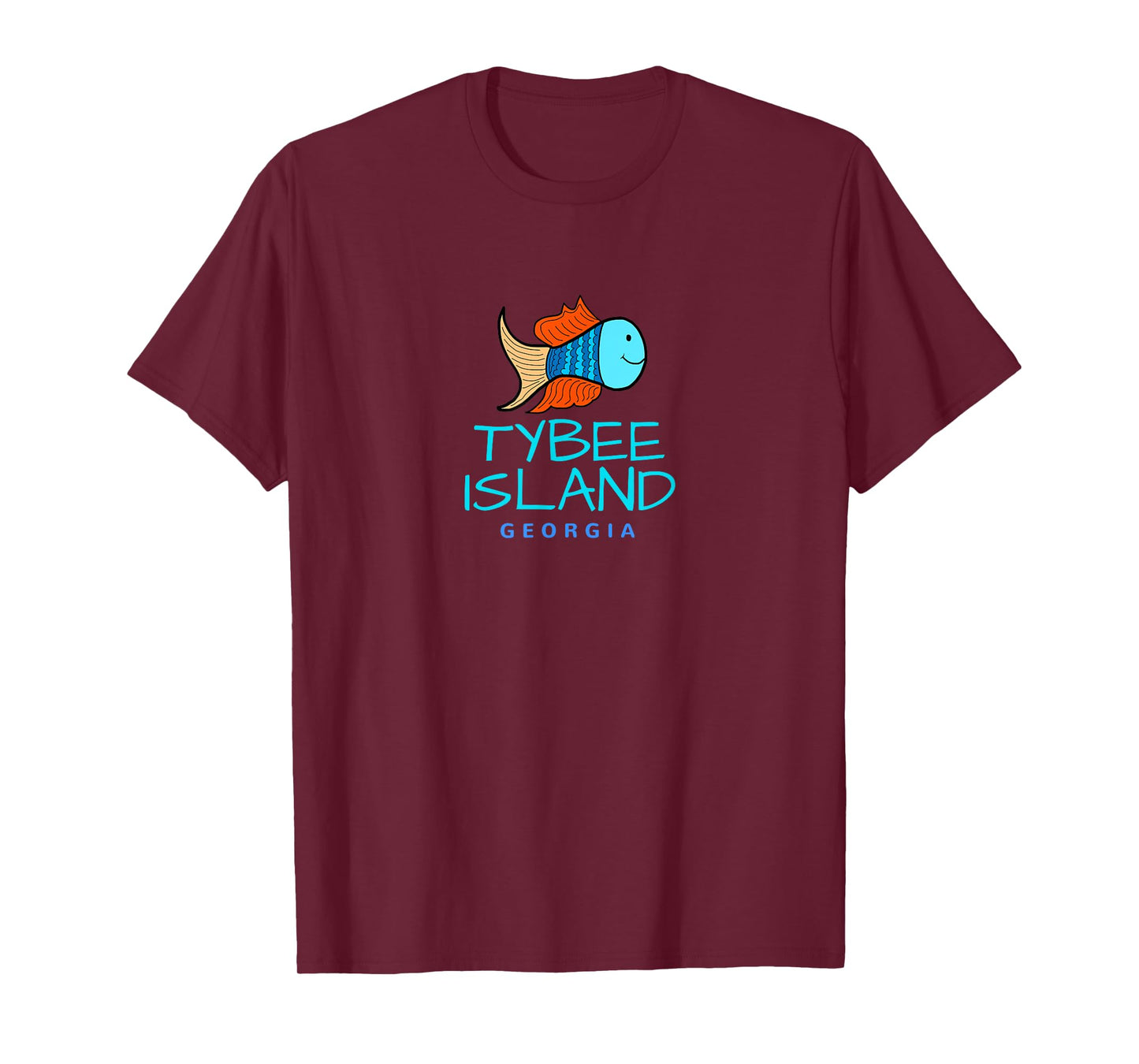 Tybee Island T-Shirt, Fish Vacation Tybee Georgia Shirt T-Shirt