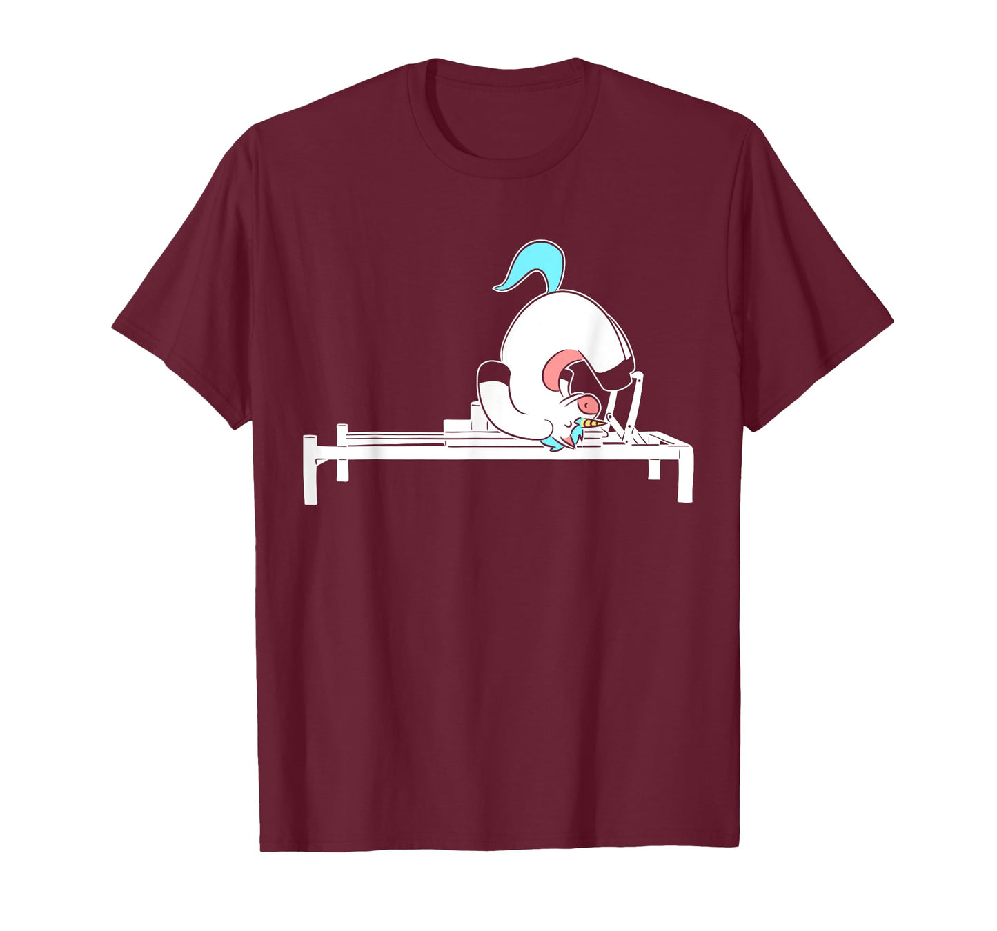 Pilates Unicorn Fitness Exercise Training Meditation T-Shirt