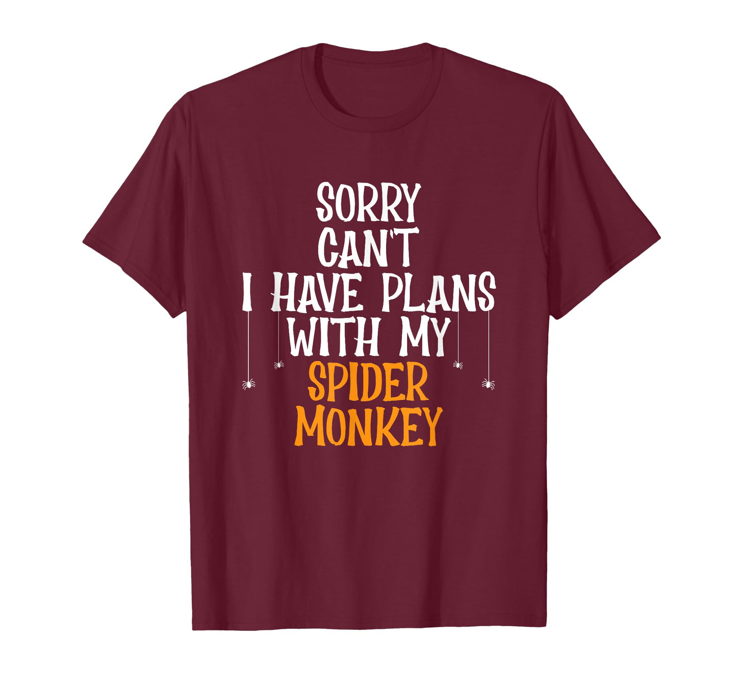 Spider Monkey Lover Jungle Animal I Love Spider Monkeys T-Shirt