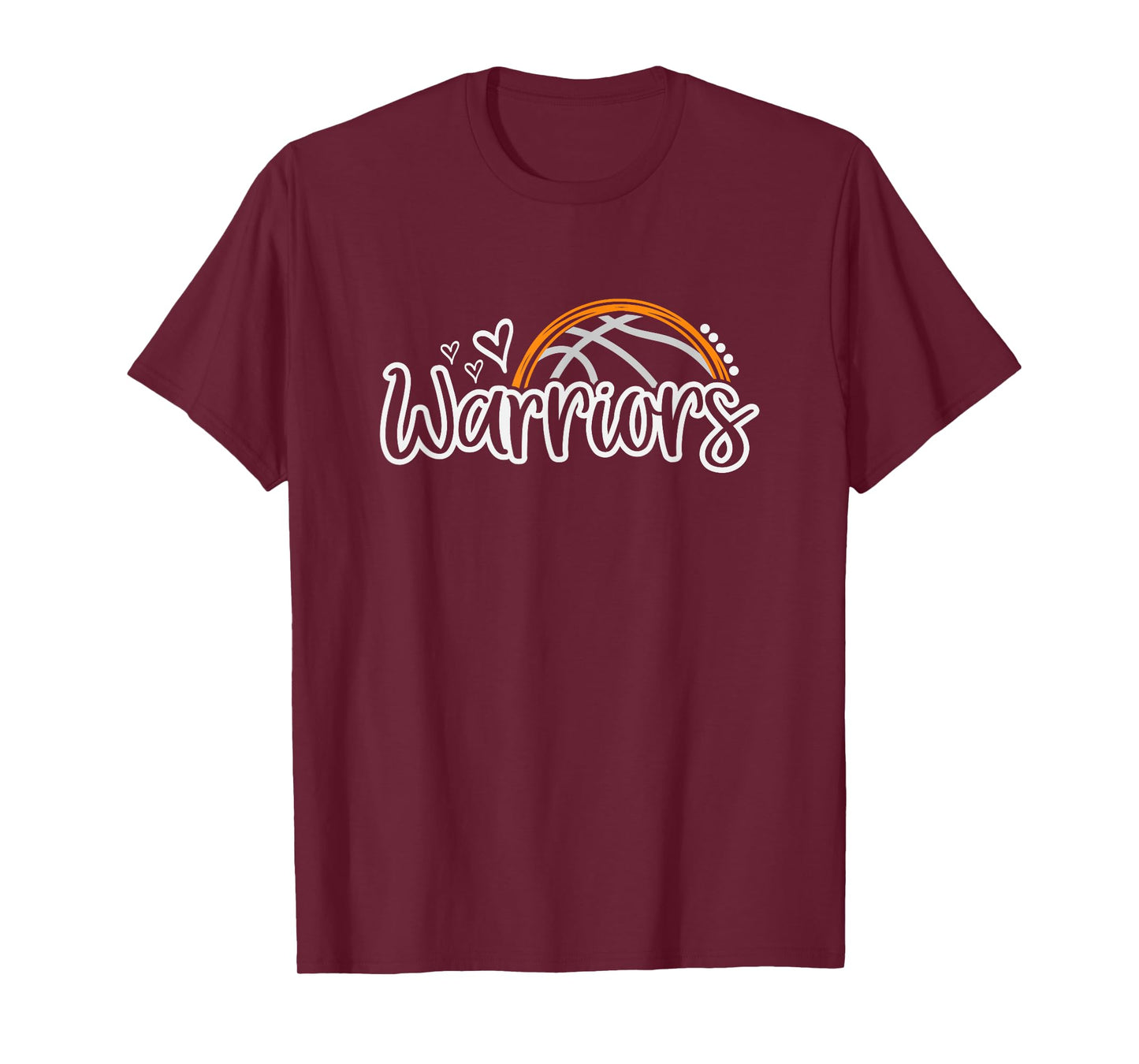 Basketball Warriors School Sports Fan Team Spirit T-Shirt