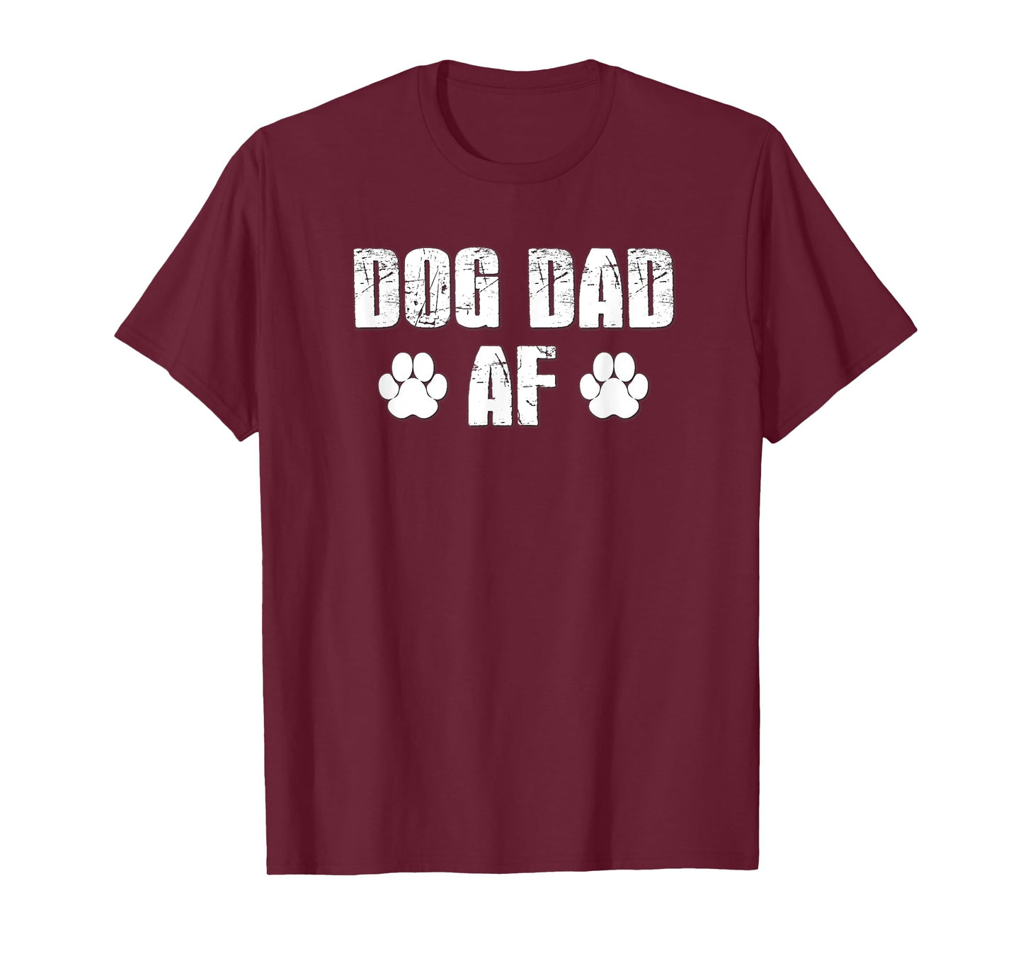 Funny Men's Dog Lover Shirt DOG DAD AF Tee Love Dogs Gift