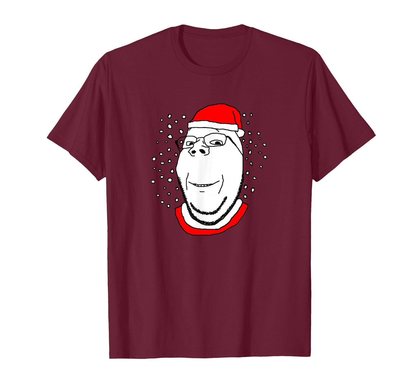 Soyjak Soy Wojak Soyboy Santa Christmas Wholesome Gapejak T-Shirt