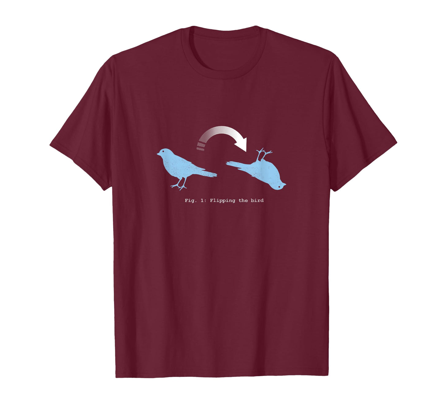 Flipping the Bird Funny Dad Joke T-shirt - Idiom Shirt T-Shirt