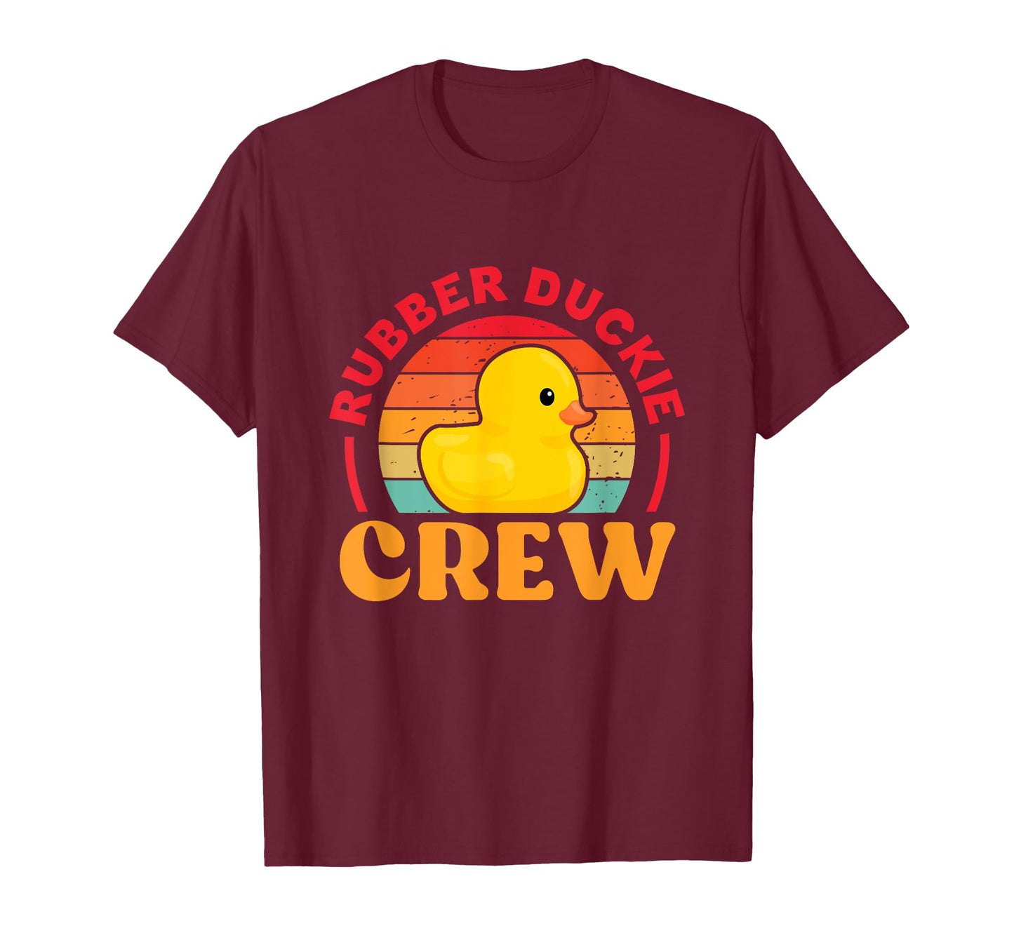 Rubber Duckie Crew Duck Duckling Retro T-Shirt