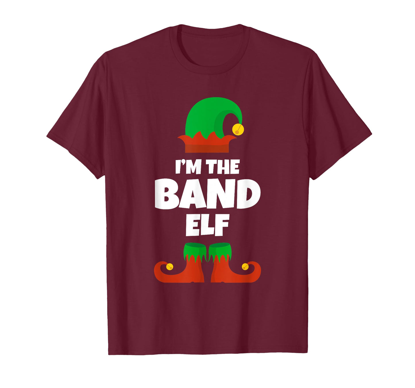 I'm The Band Elf Family Pajama Christmas Marching Teacher T-Shirt