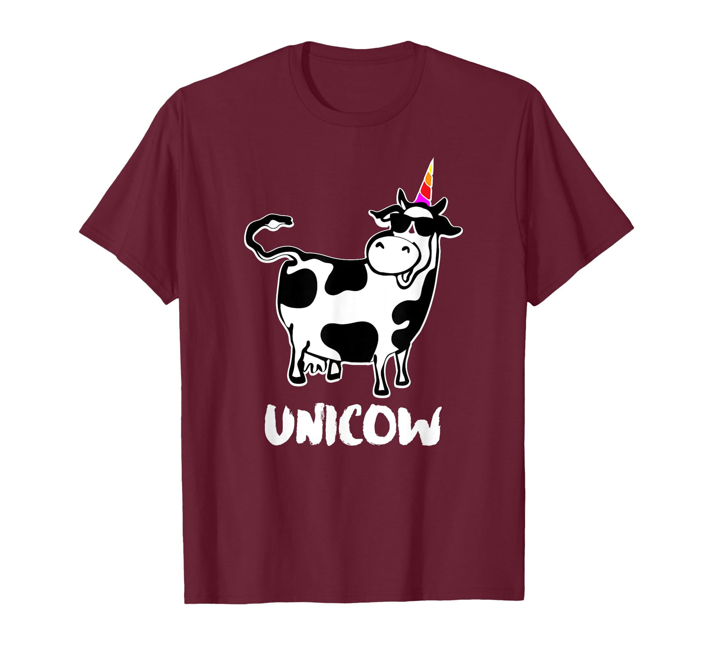 Unicow. Cute Dairy Cow Farmer Shirt Funny Cow Lover Gift T-Shirt