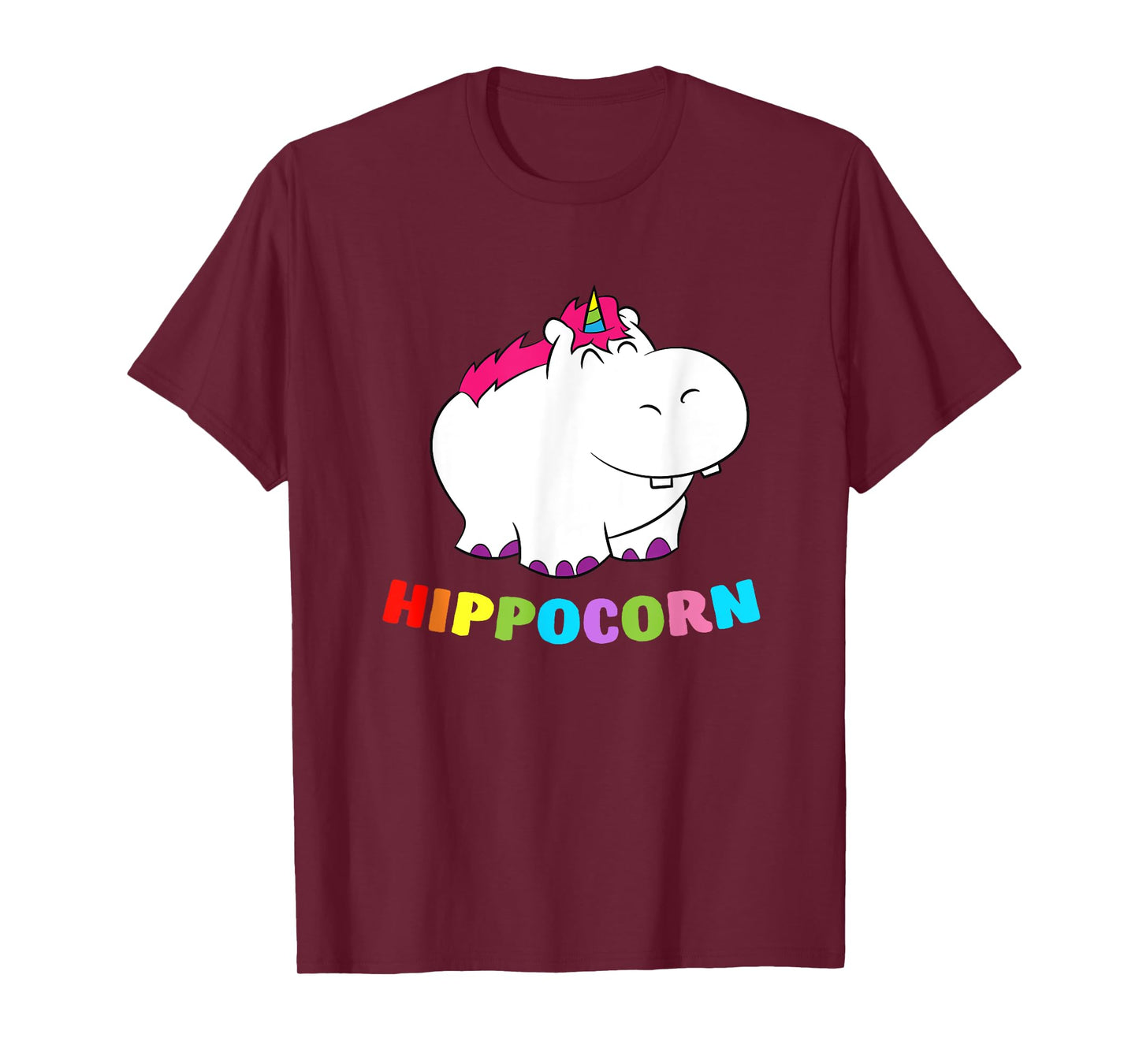 Funny Hippo Hippocorn Unicorn Hippo Birthday Hippo T-Shirt