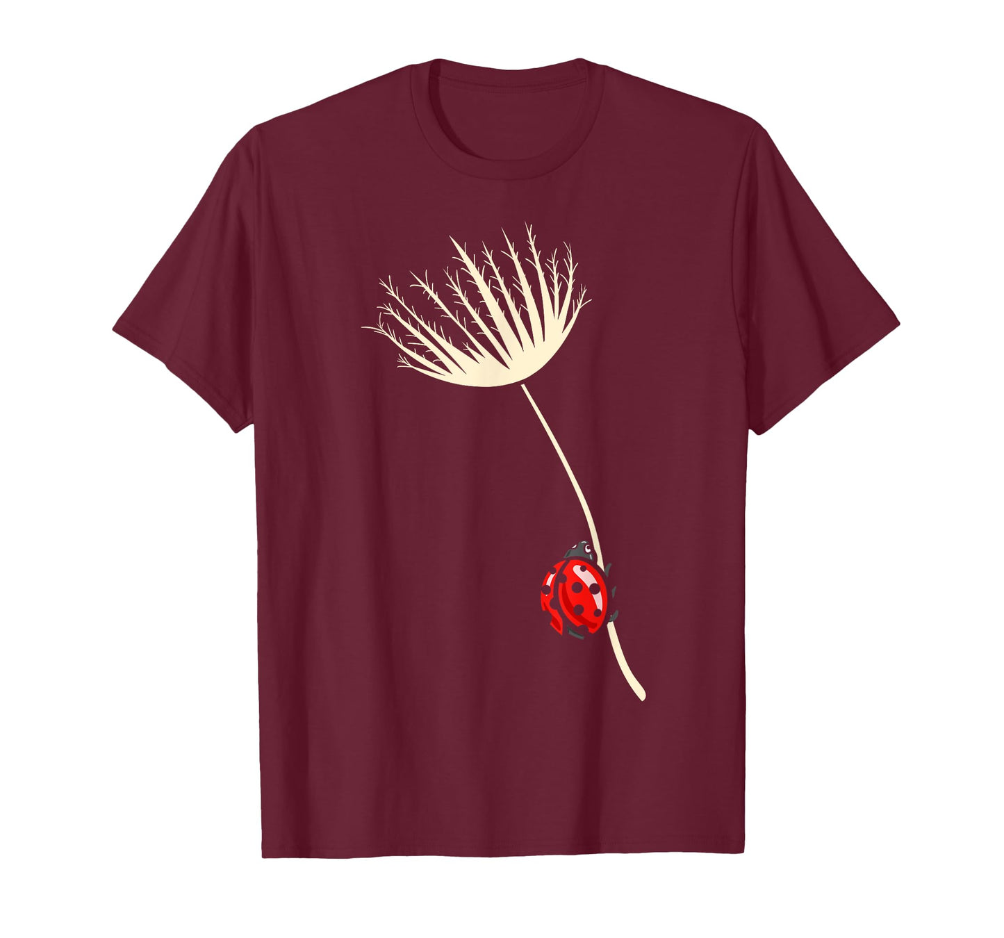 Ladybird, Dandelion, Ladybird Lover, Ladybird, Floral T-Shirt