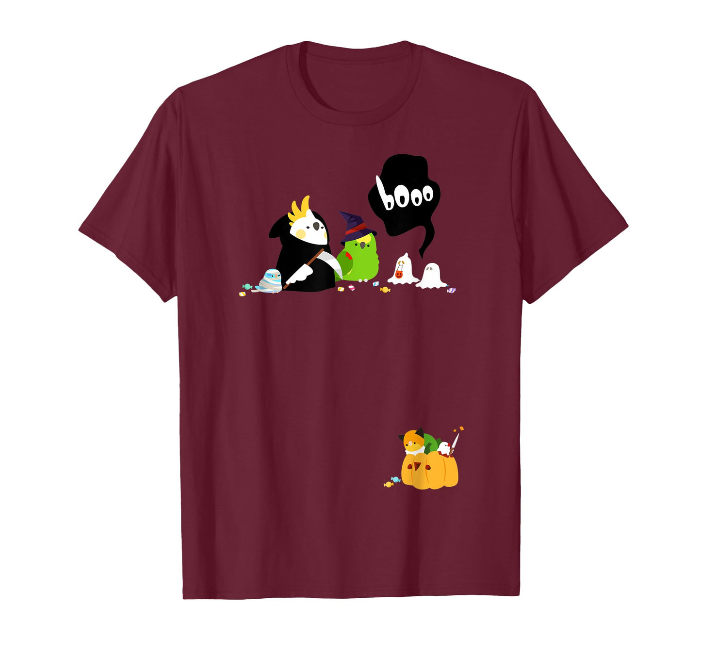 Spooky Halloween Birbs T-Shirt
