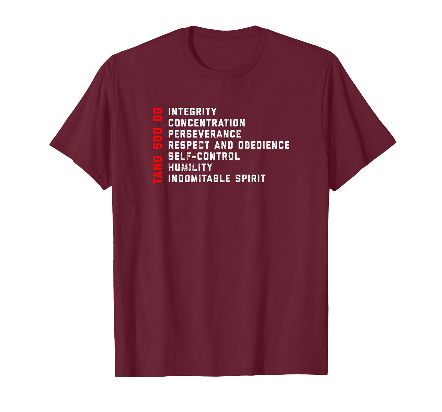 Tang Soo Do Martial Arts 7 Tenets T-Shirt