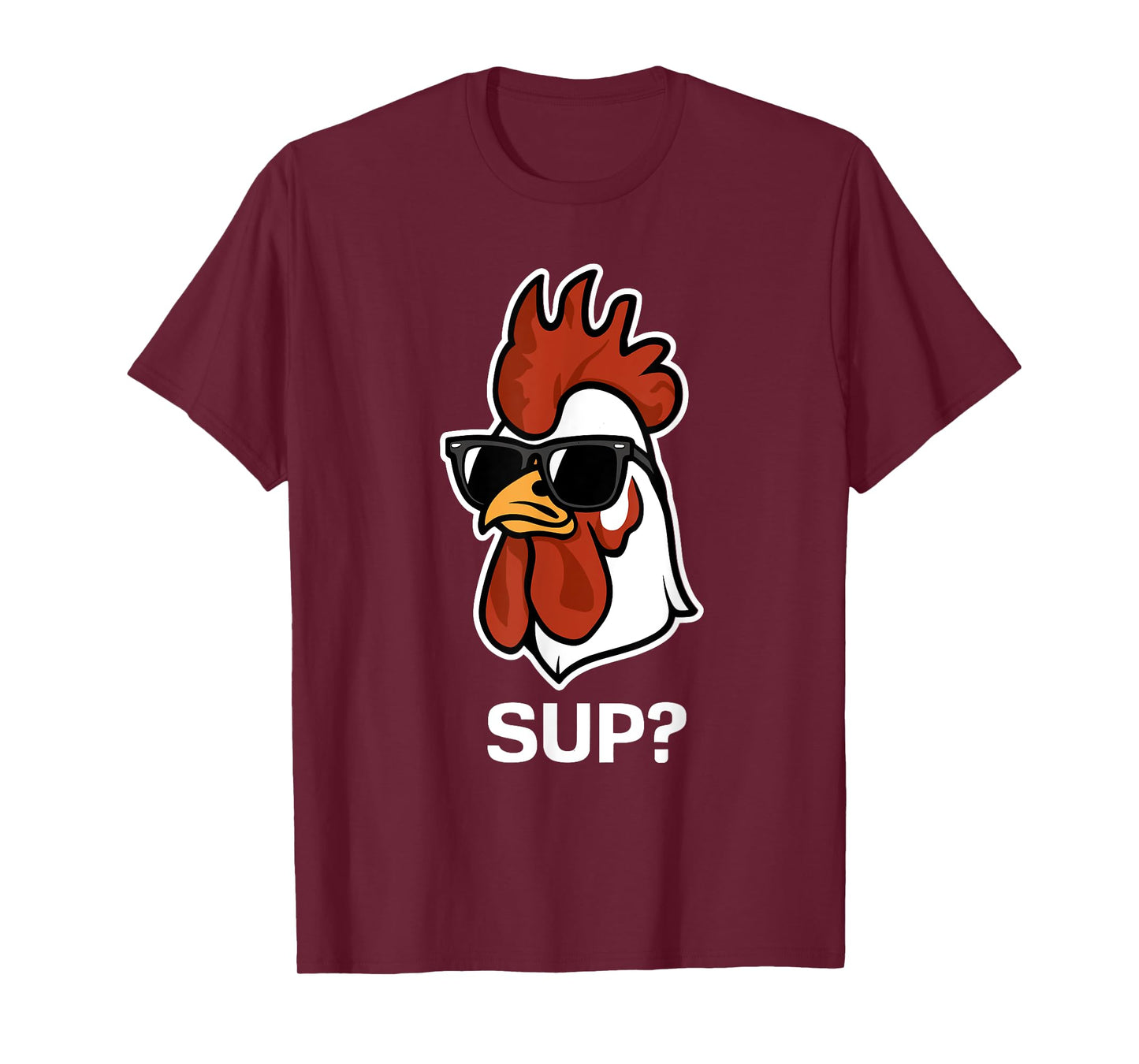 Chicken Sunglasses Animal Farm Funny For Farmer Men Women T-Shirt