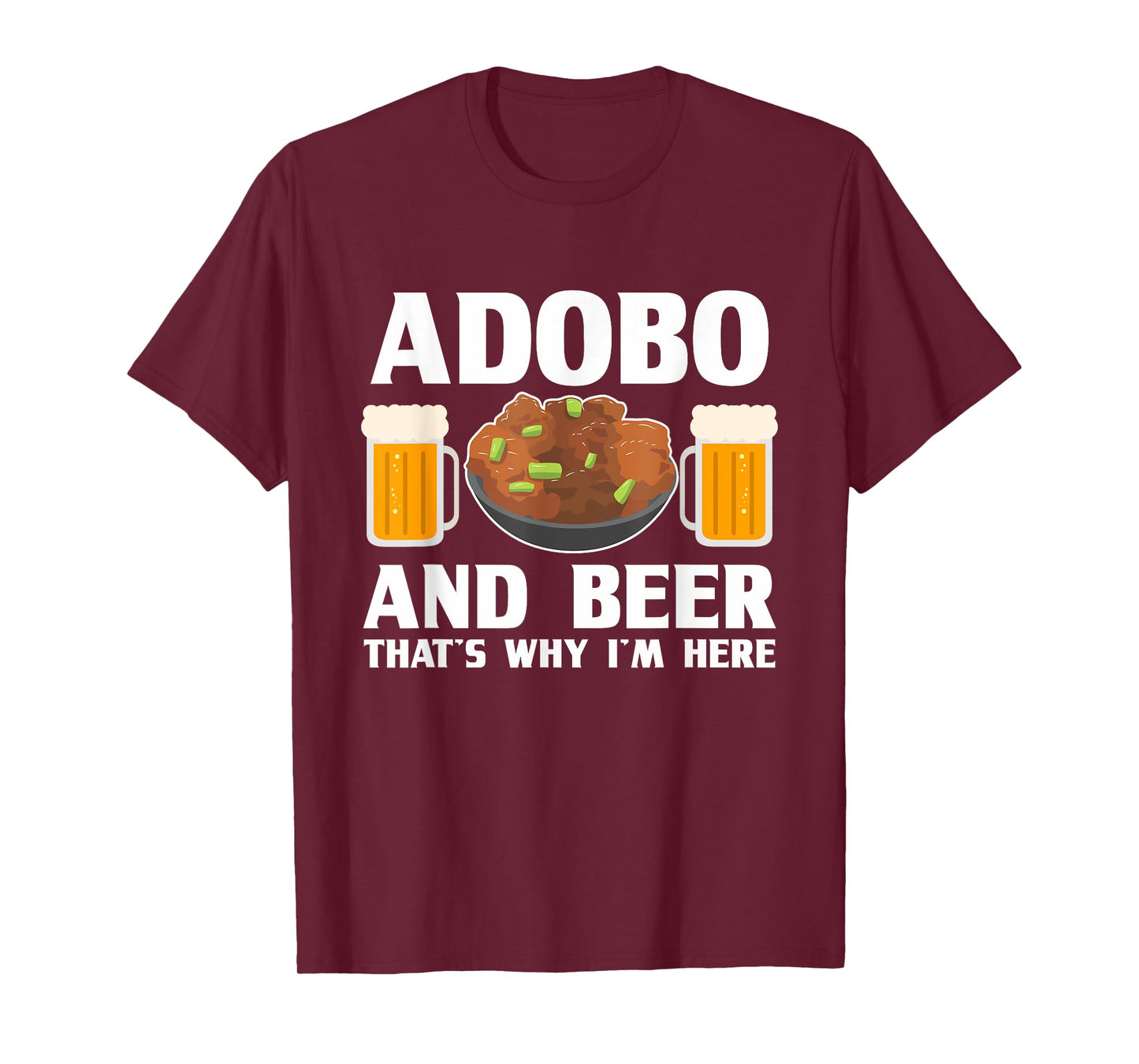 Adobo and Beer Filipino Pride Chicken Philippines Pinoy T-Shirt