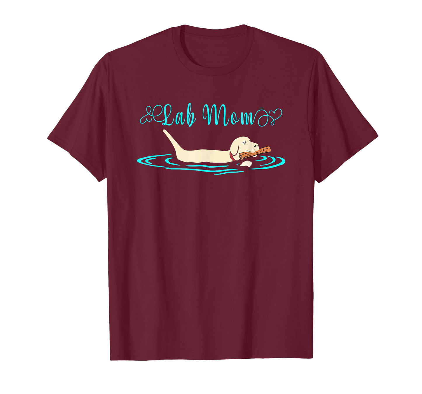 Lab Mom Yellow Labrador Retriever - Lab Dog Lover Men Women Girls Kids T-Shirt