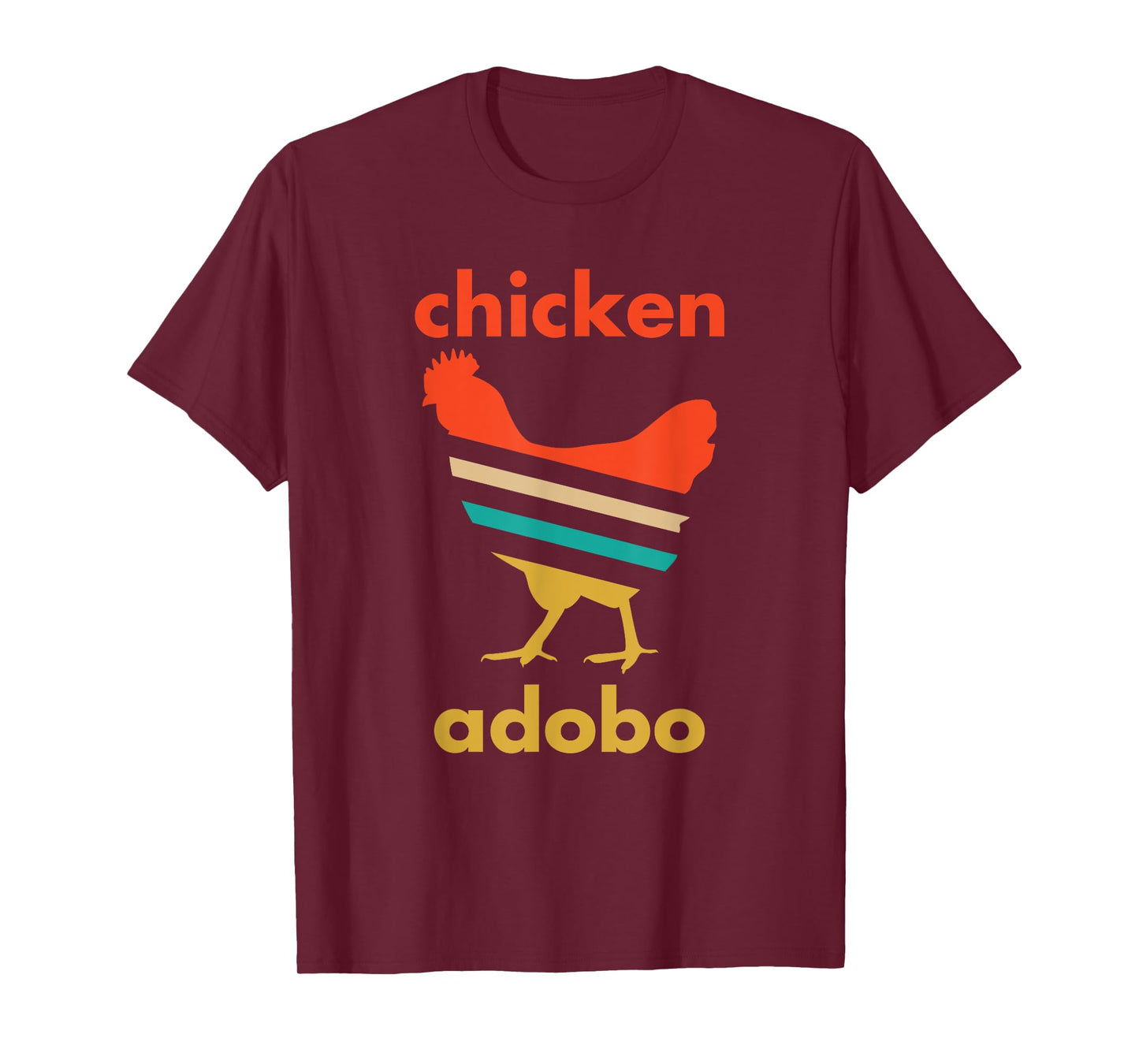 Funny Filipino Adobo Shirt Chicken Adobo Retro Style T-Shirt