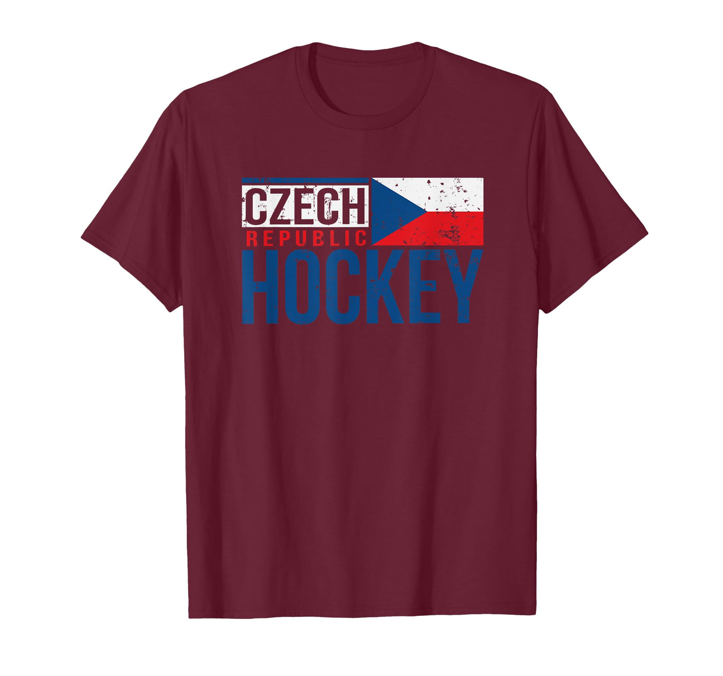 Czech Republic Czechia Hockey International Ice Supporter T-Shirt