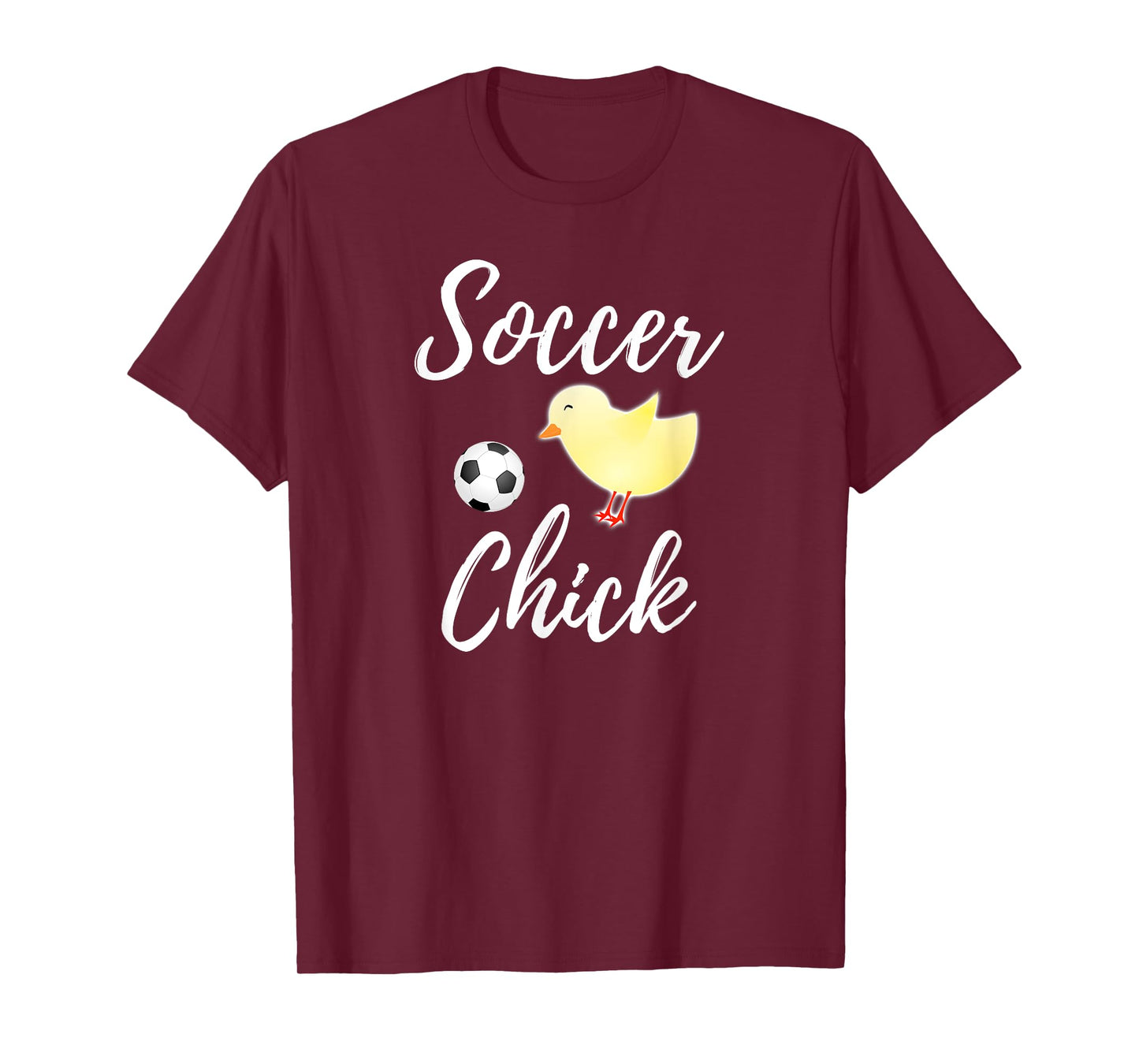 Soccer Chick Funny Soccer Chicken Lover Gift T-Shirt