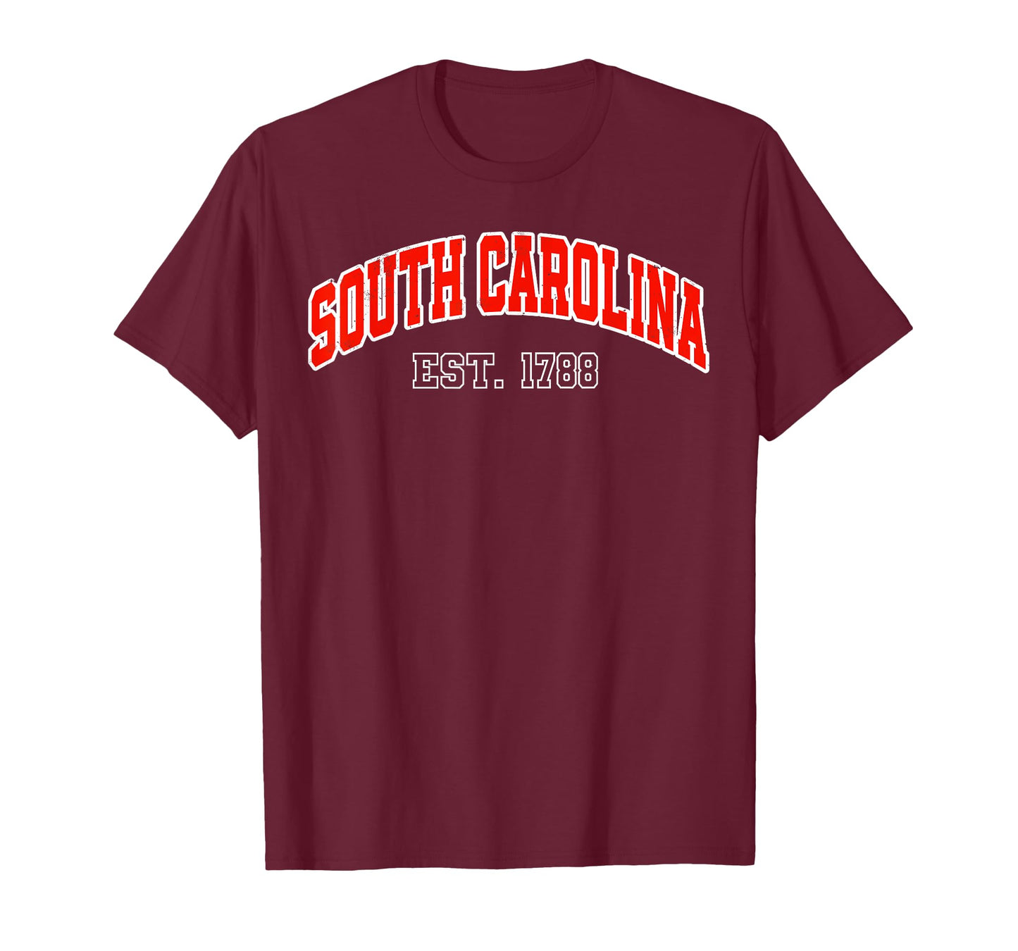 Retro South Carolina State Souvenir SC Vintage Sport Varsity T-Shirt