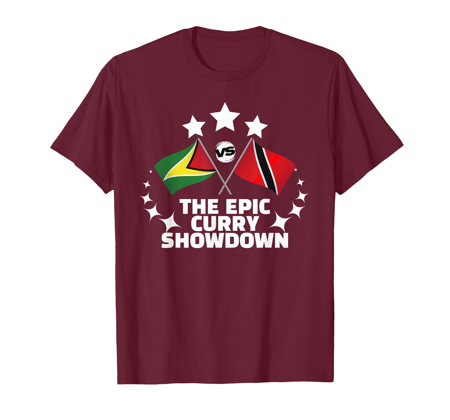 Guyana vs Trinidad - The Epic Curry Showdown Funny Cricket T-Shirt