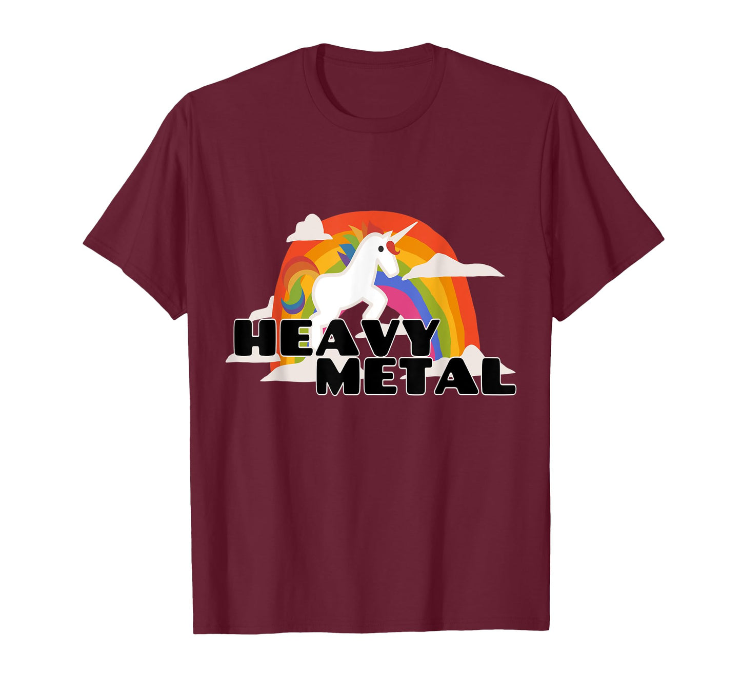 Heavy Metal Cute Unicorn T-Shirt